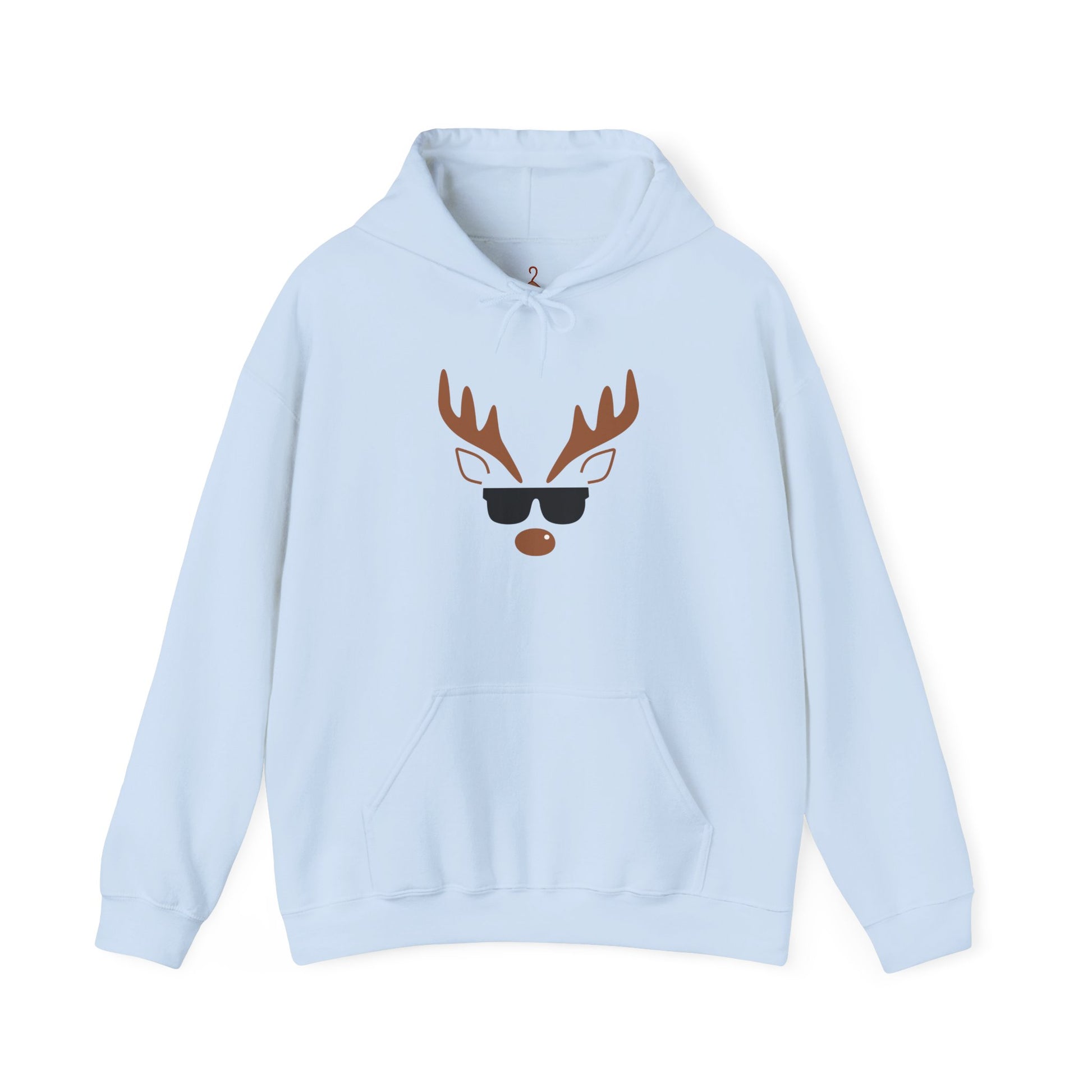 Cool Reindeer Sunglasses Hoodie