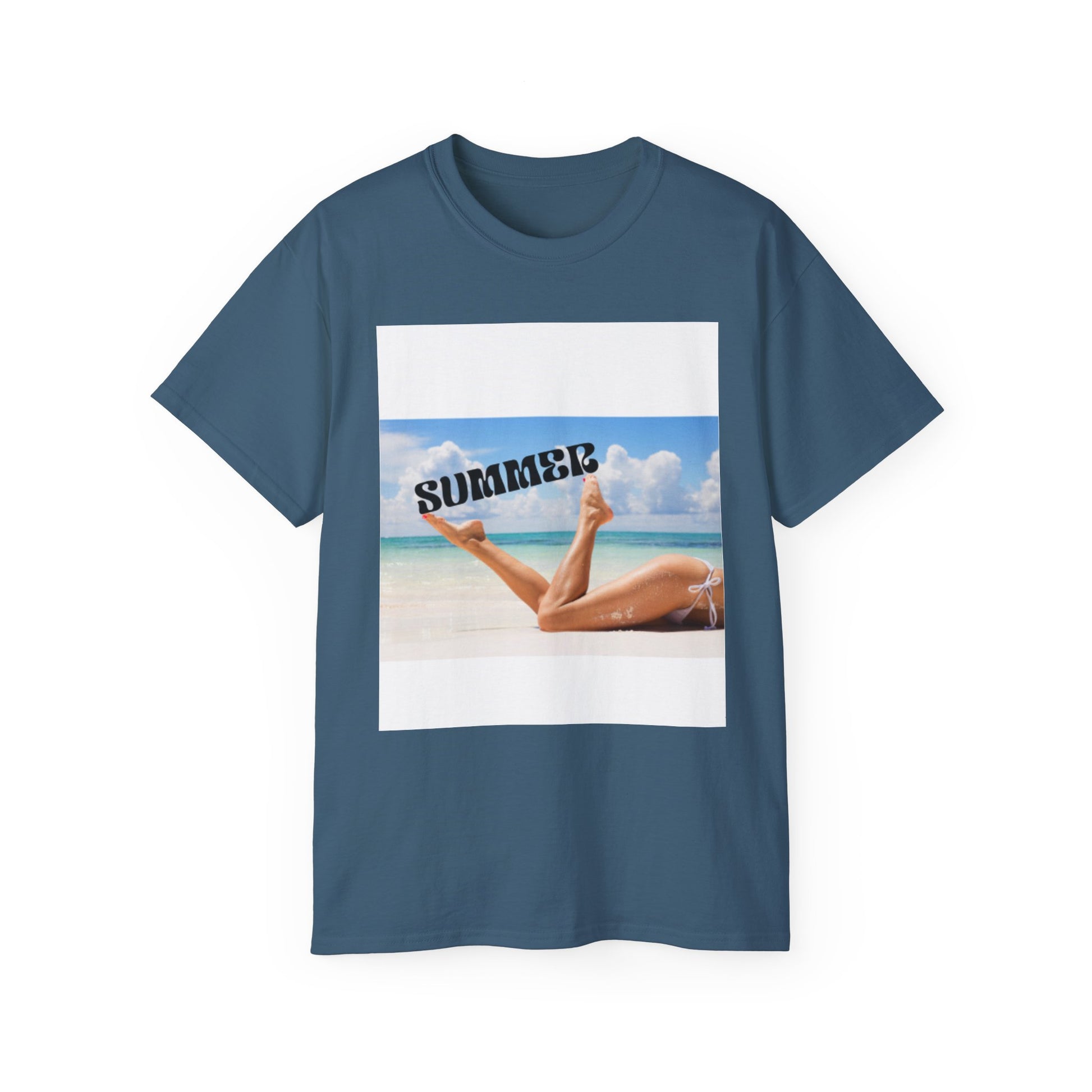 Summer Vibes Unisex Cotton Tee, Beach Shirt, Vacation Apparel, Casual Outfit, Gift for Summer Lovers