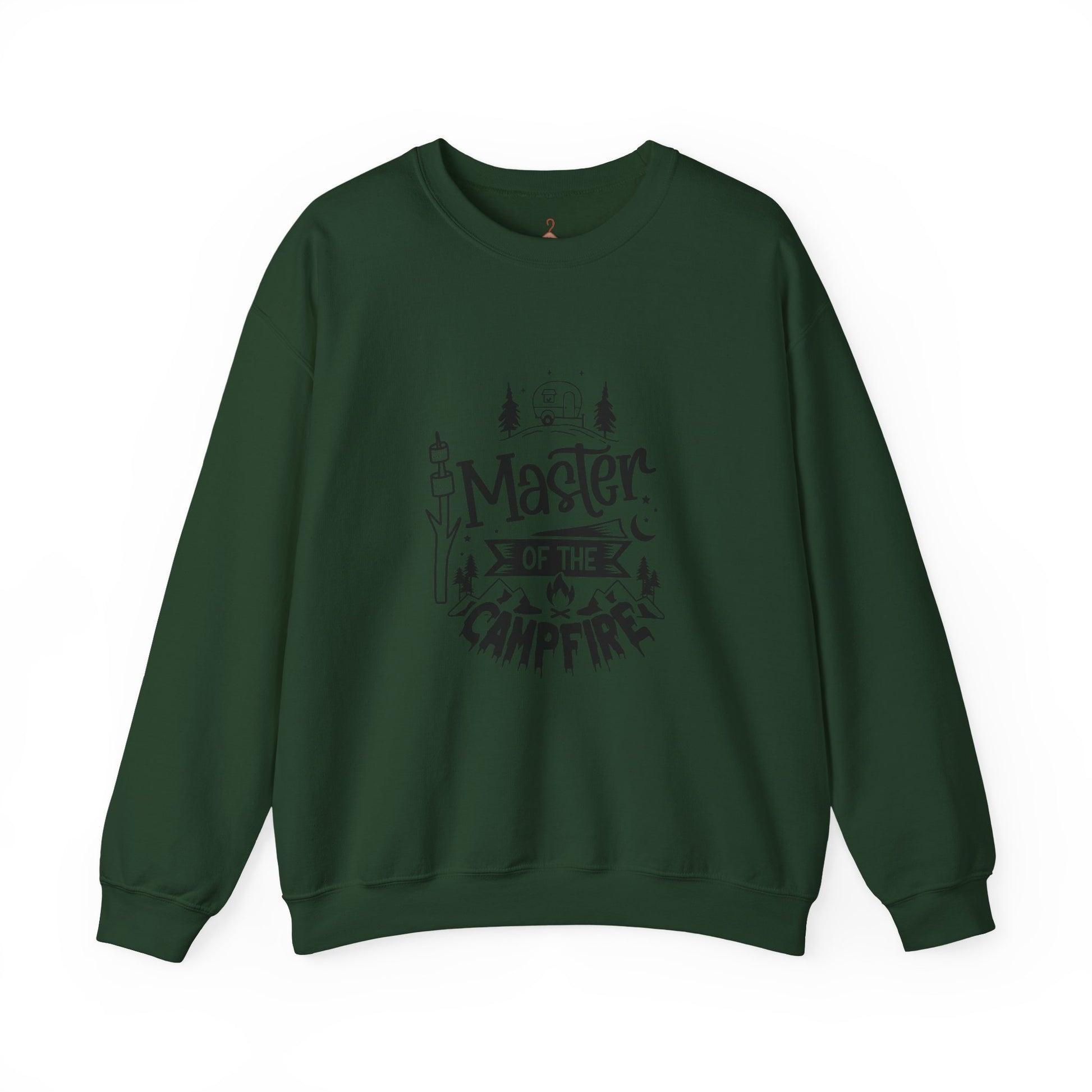 Camp Site Crewneck Sweatshirt — Outdoor Camping Graphic