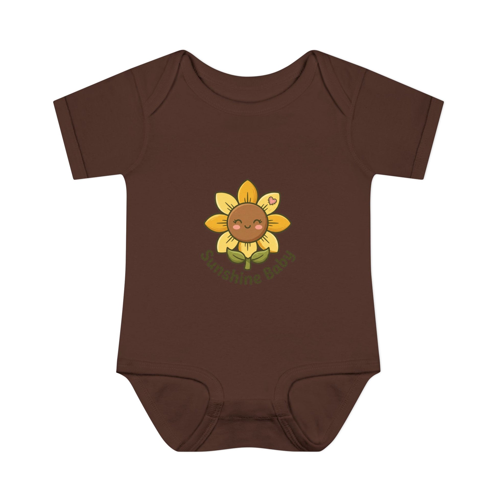 Sunflower Baby Bodysuit – Cute 'Little Sunshine' Infant Onesie