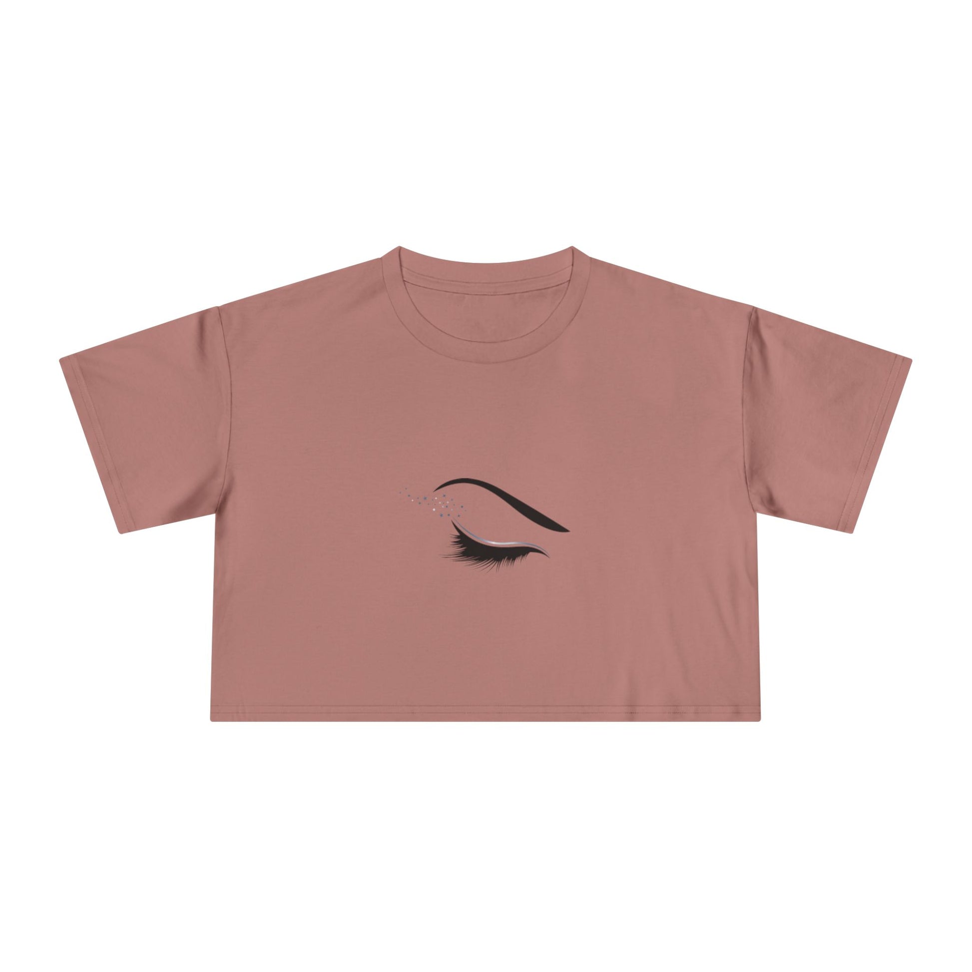 Eyelash & Brow Minimalist Women's Crop Tee