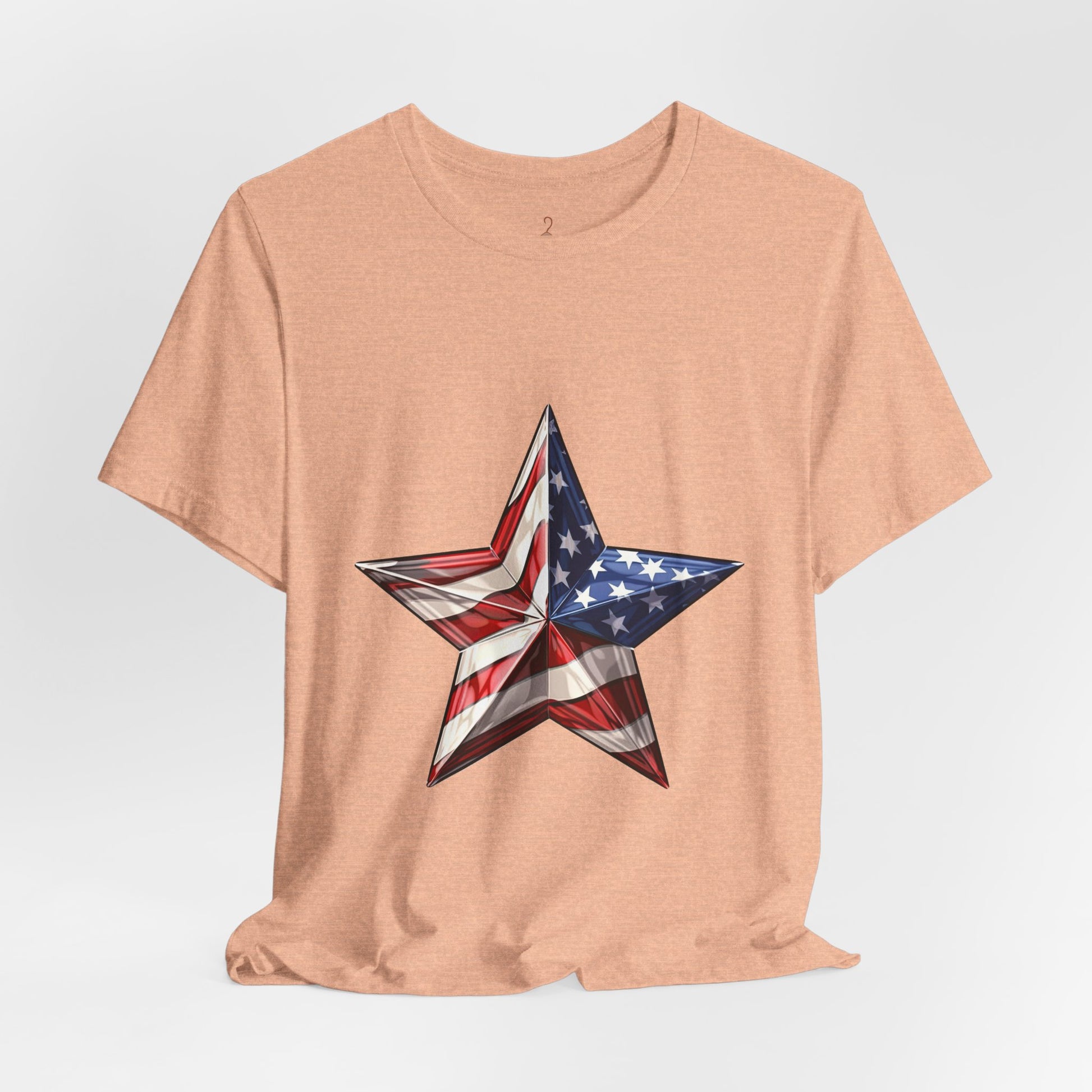 American Flag Star T-Shirt — Patriotic USA Graphic Tee