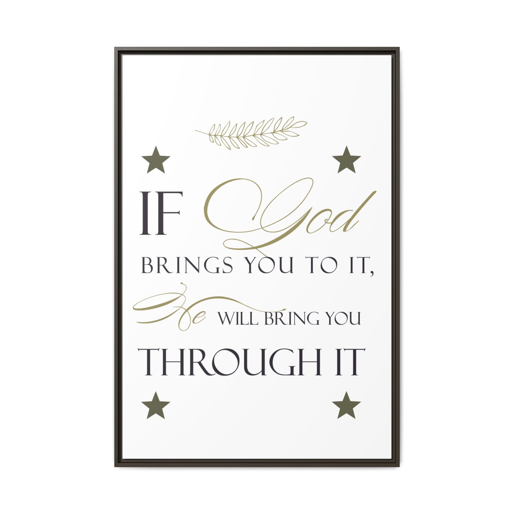 Inspirational Wall Art, Motivational Print, Home Decor, Faith-Based Gift, God Quote Poster