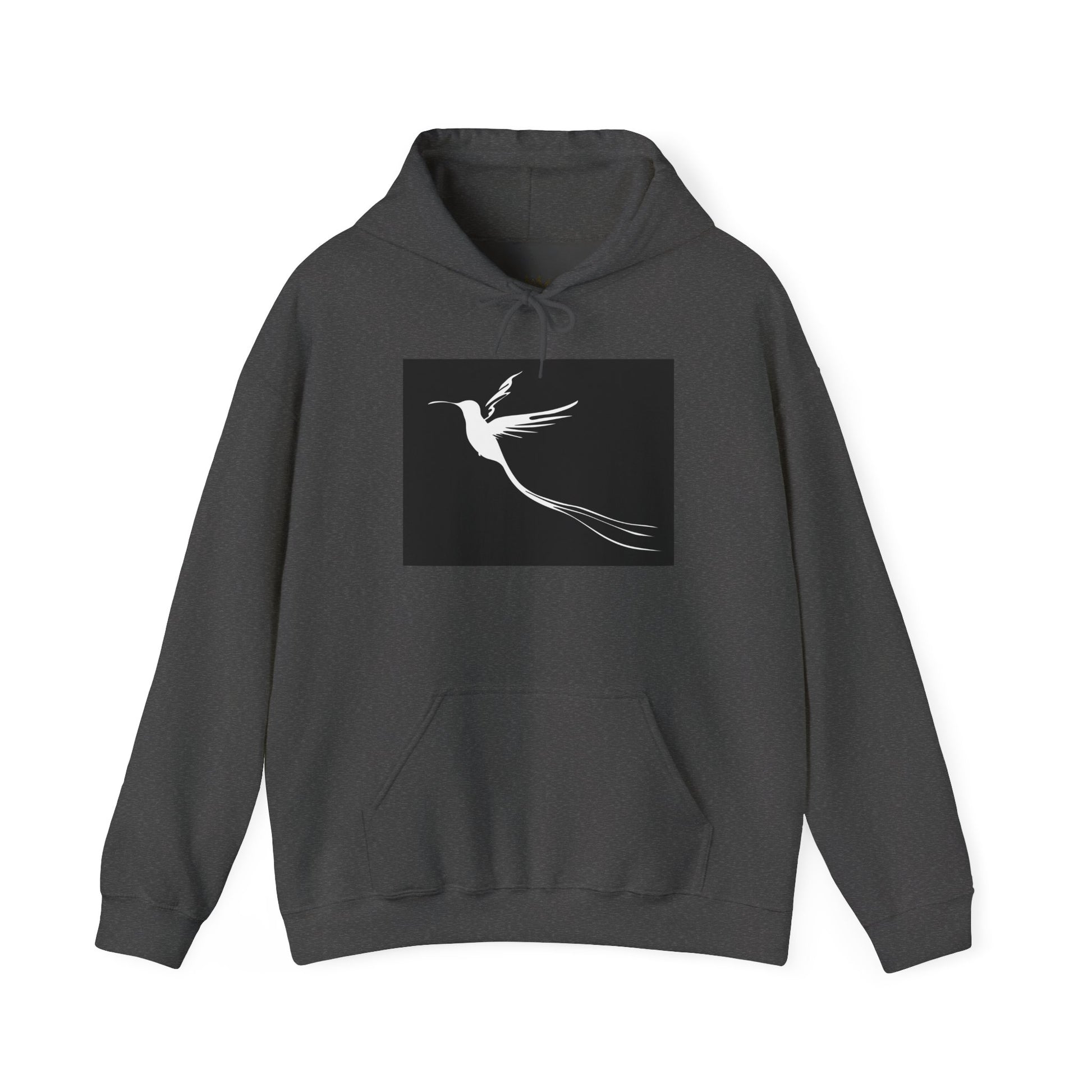 Minimalist Hummingbird Hoodie | Cozy Gift for Nature Lovers, Casual Wear