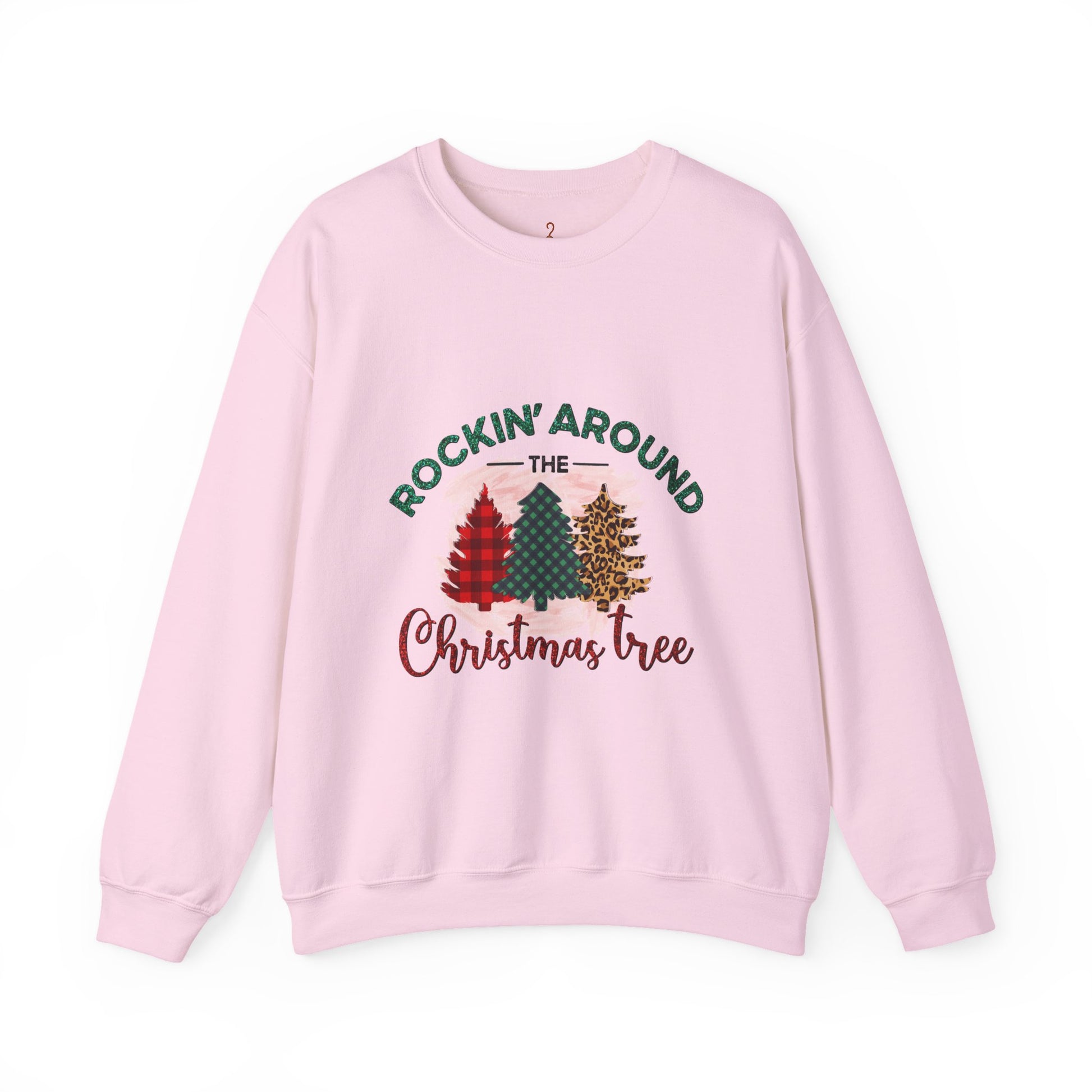 Rockin' Around the Christmas Tree Sweatshirt — Retro Holiday Crewneck