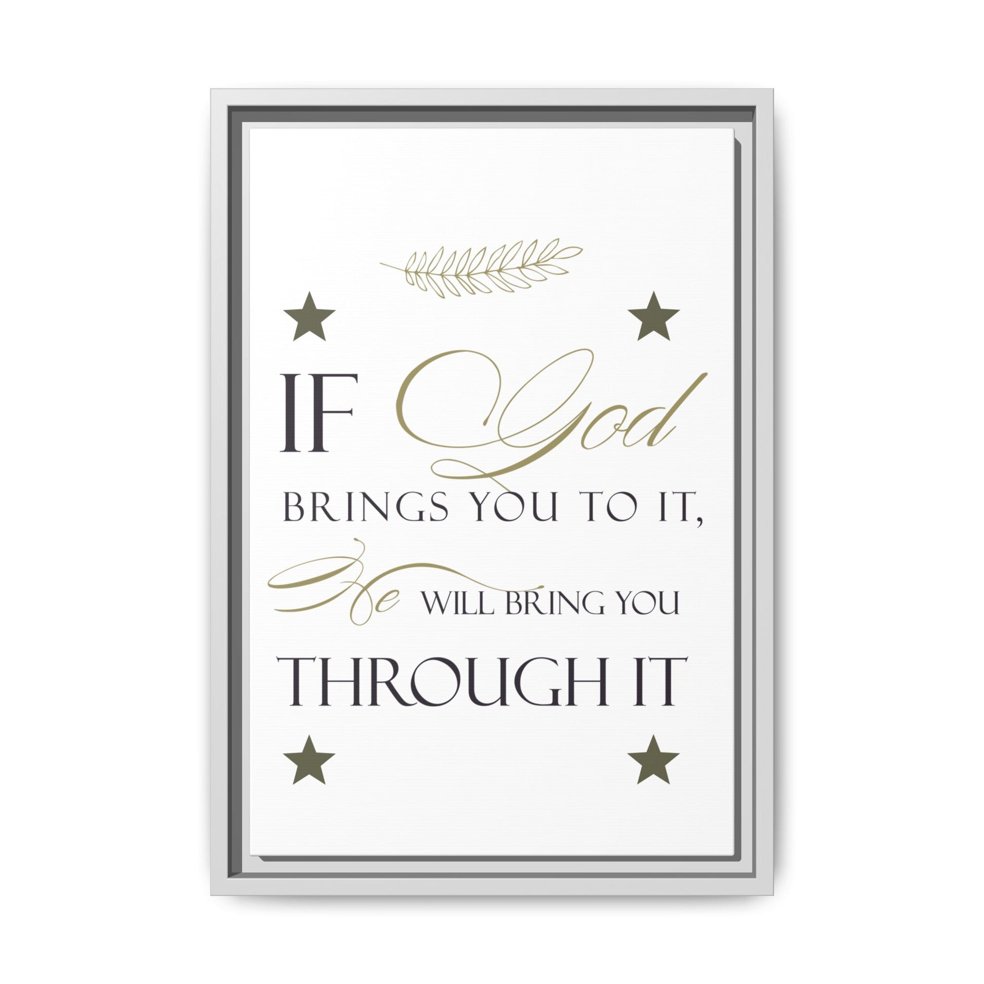 Inspirational Wall Art, Motivational Print, Home Decor, Faith-Based Gift, God Quote Poster