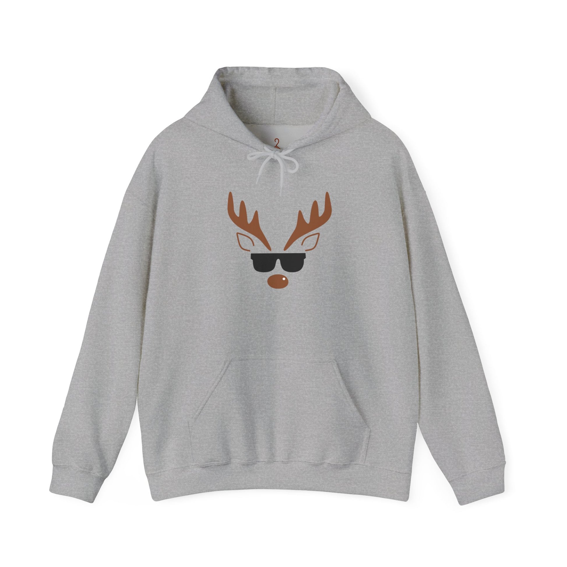 Cool Reindeer Sunglasses Hoodie