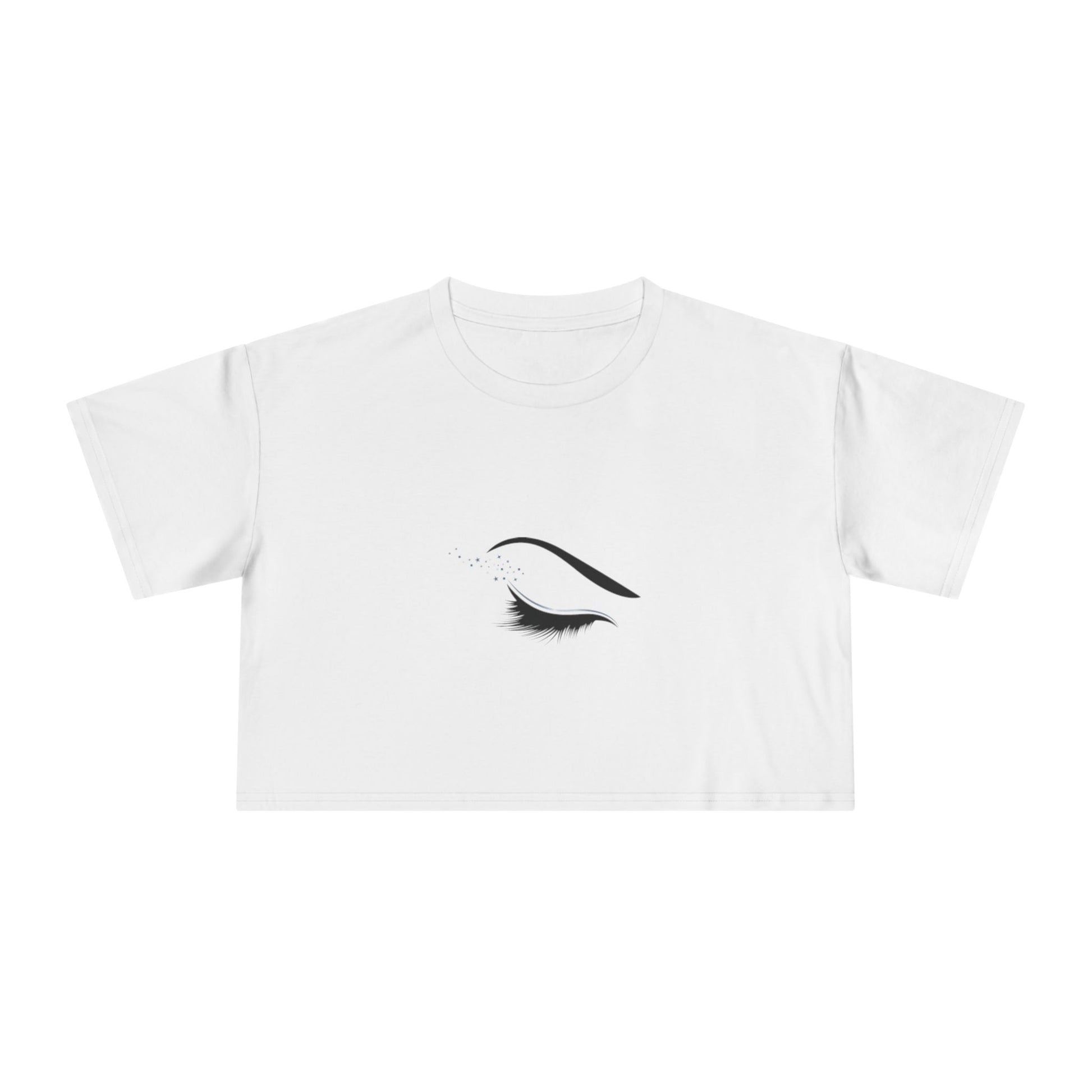 Eyelash & Brow Minimalist Women's Crop Tee