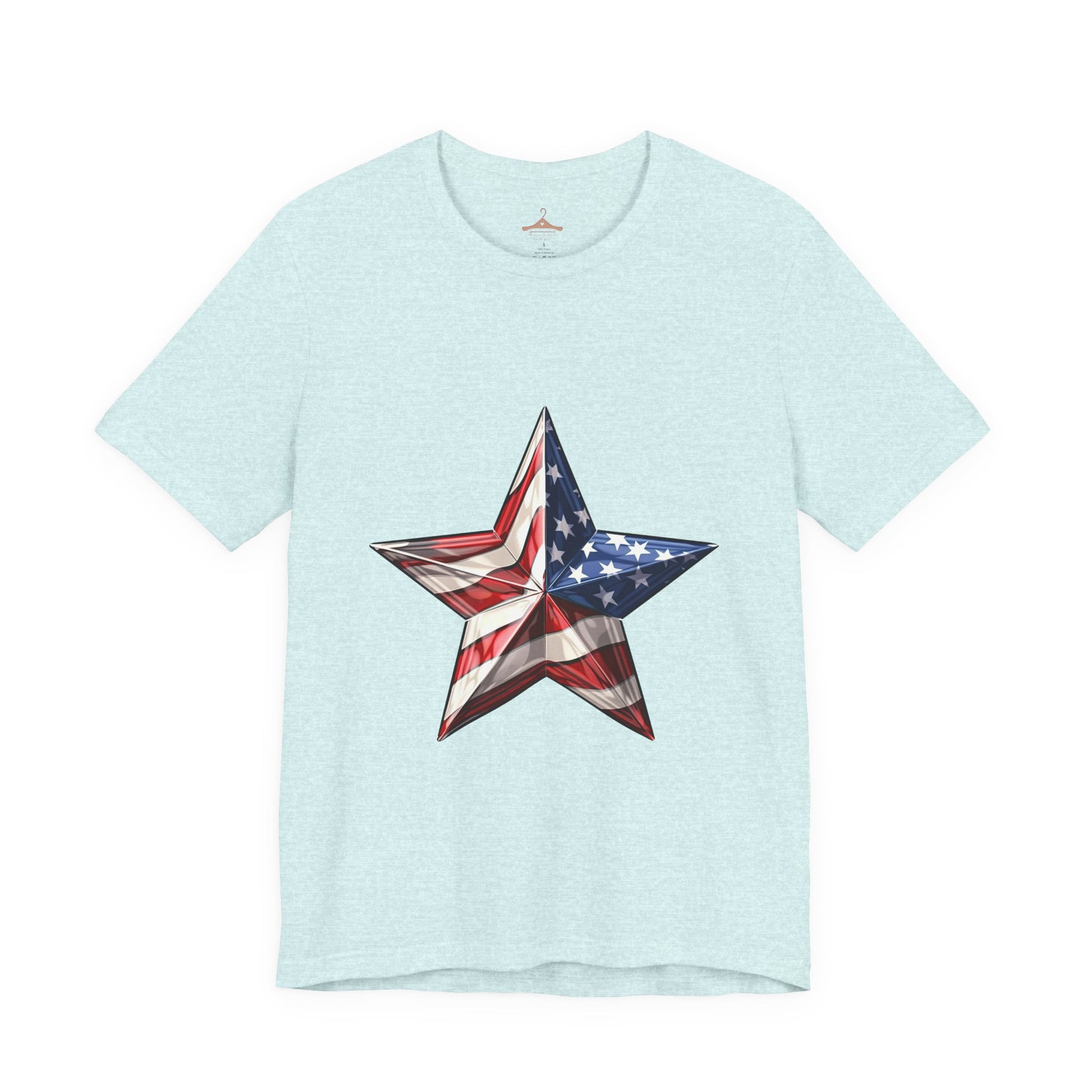 American Flag Star T-Shirt — Patriotic USA Graphic Tee