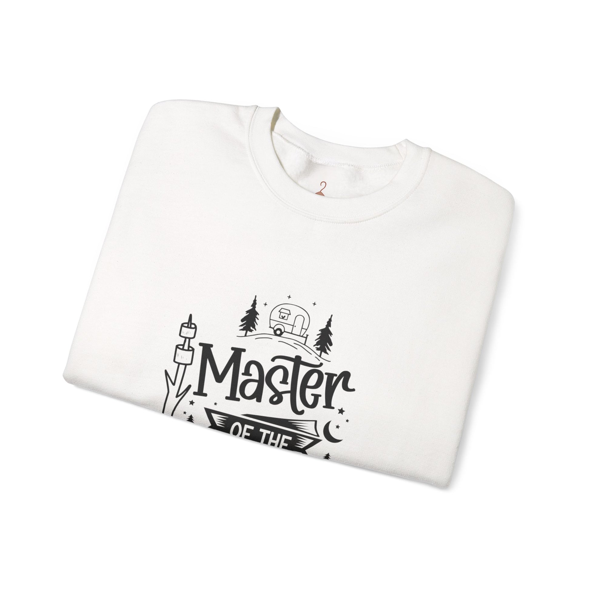 Camp Site Crewneck Sweatshirt — Outdoor Camping Graphic