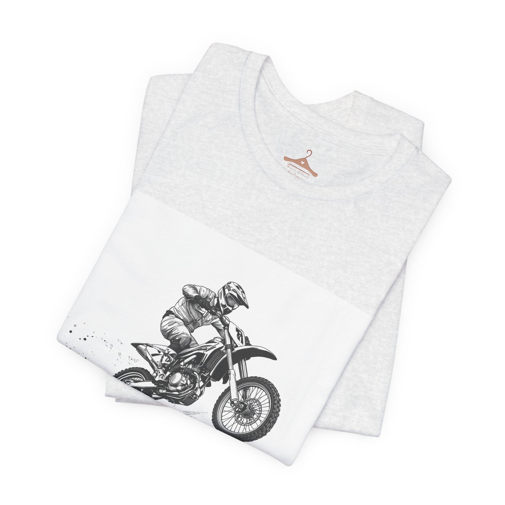 Motocross Jump Tee — Dirt Bike Rider Mountain Graphic T-Shirt