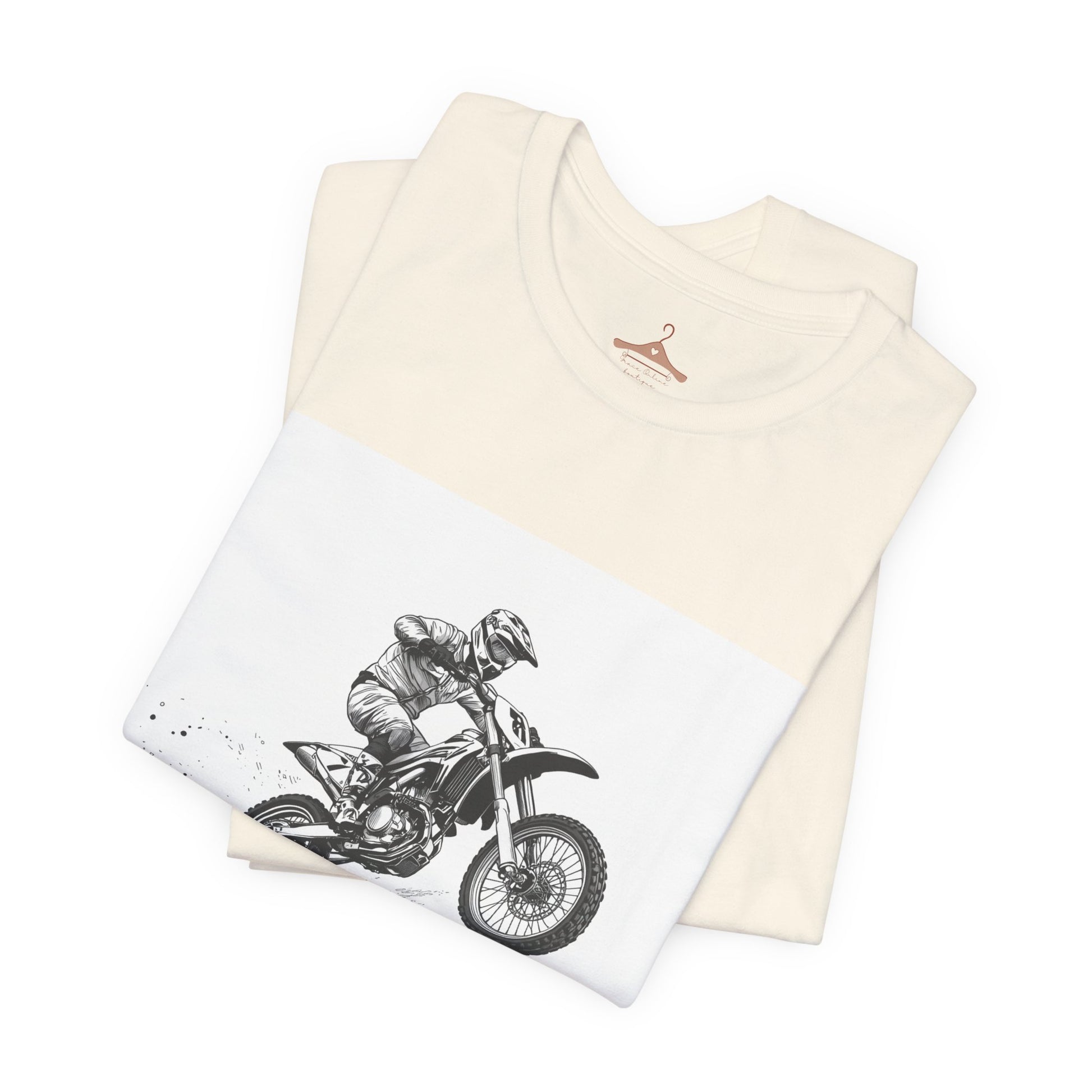 Motocross Jump Tee — Dirt Bike Rider Mountain Graphic T-Shirt
