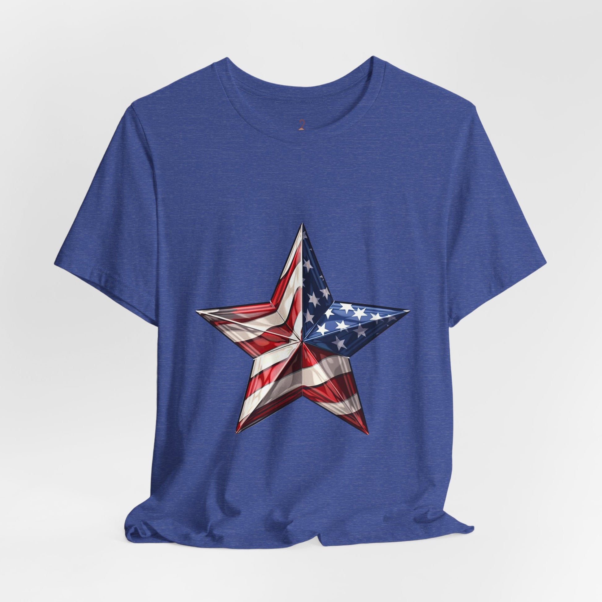 American Flag Star T-Shirt — Patriotic USA Graphic Tee