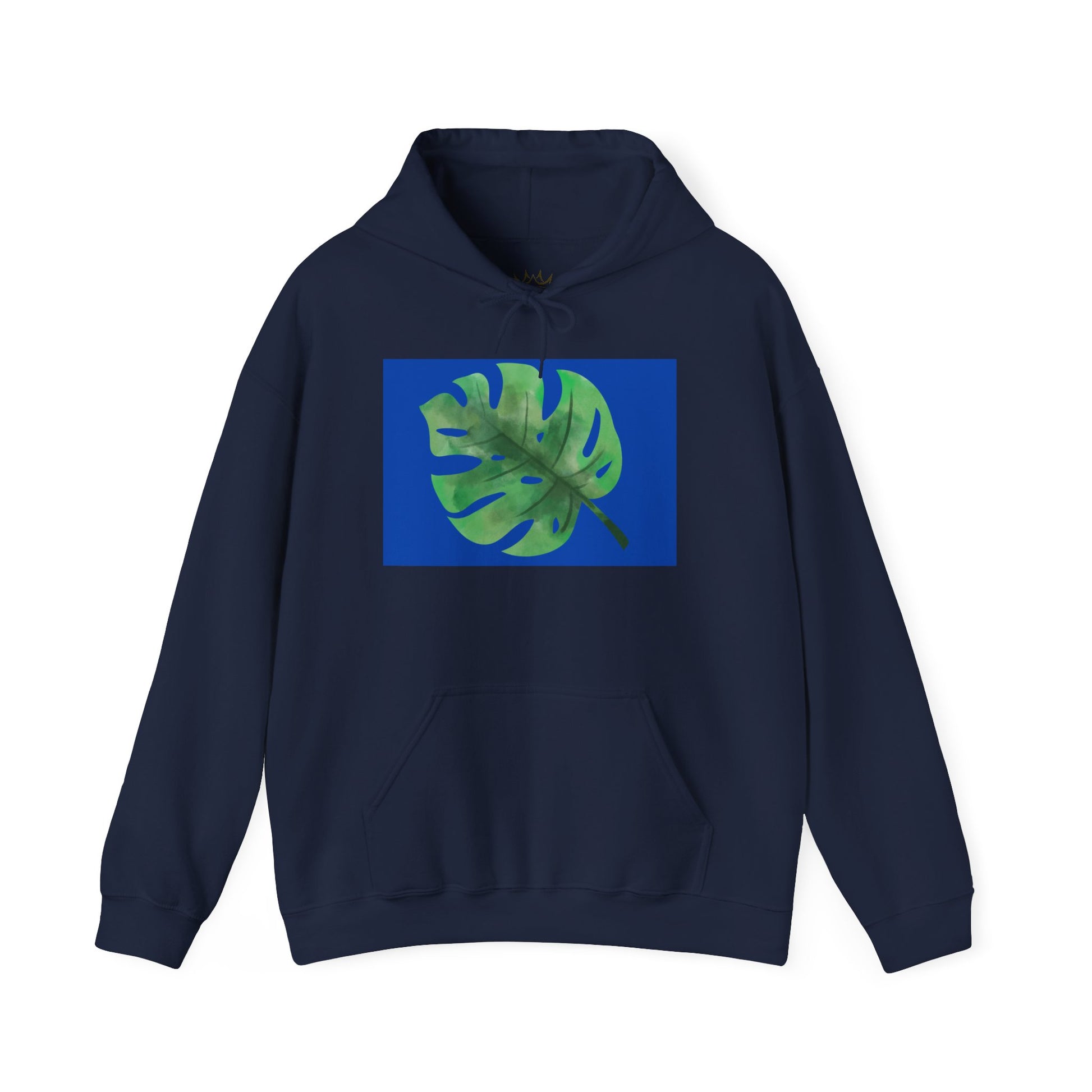 Tropical Leaf Hoodie - Cozy Plant Lover's Sweatshirt, Unisex Casual Wear