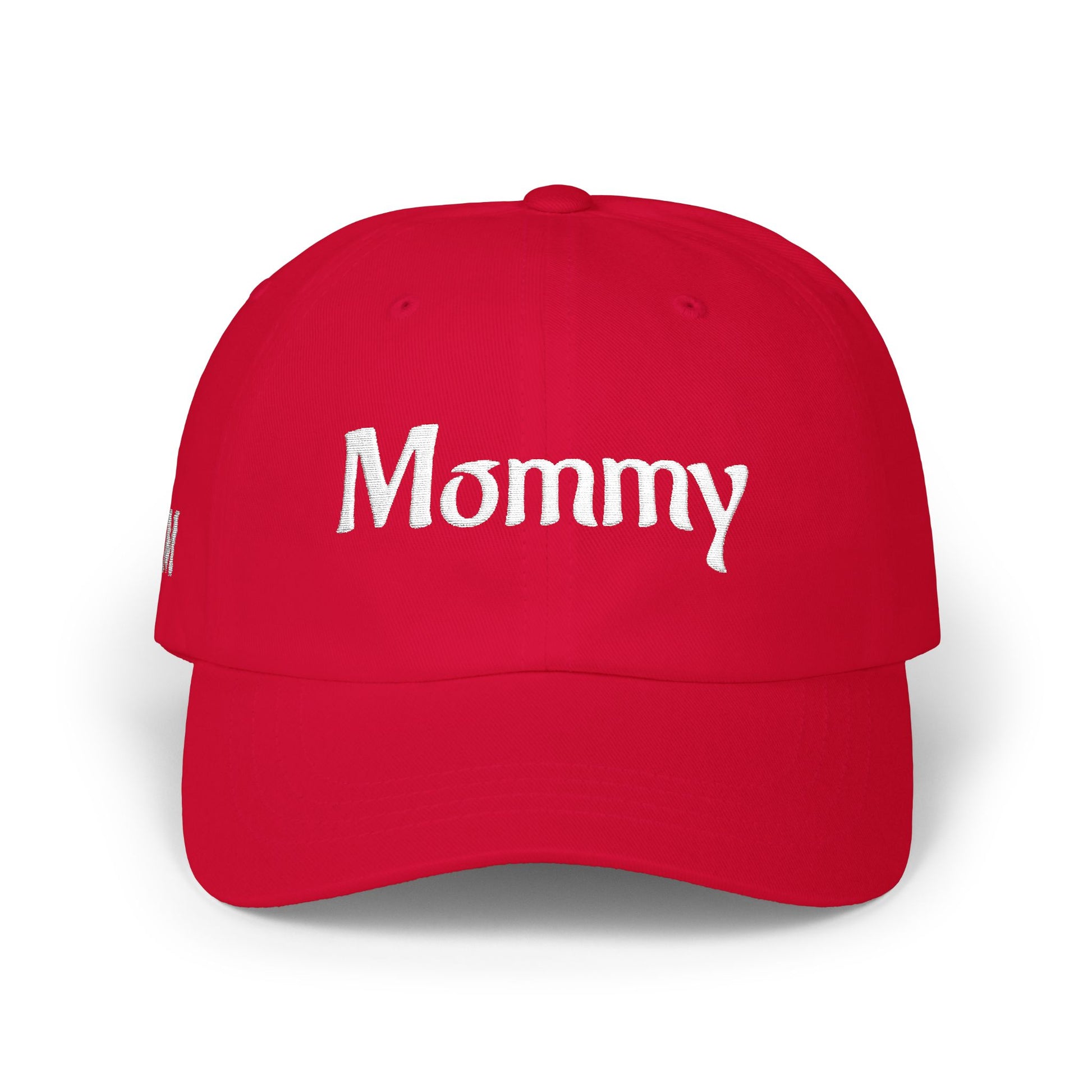 Mommy Embroidered Dad Cap — Casual Mom Baseball Hat, 'Mom' Back Detail, Mother's Day Gift