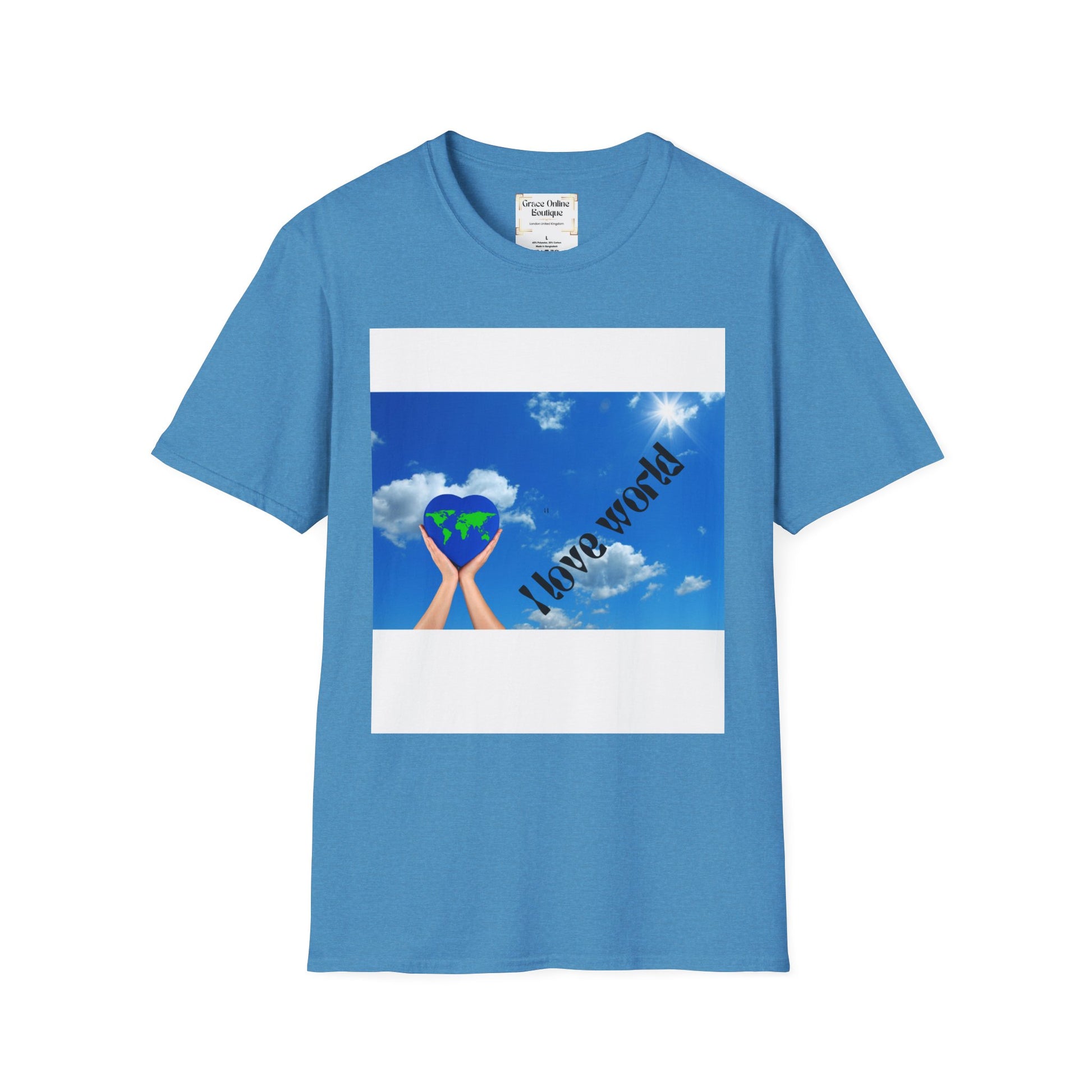 Earth Love T-Shirt, Unisex Tee, Softstyle Shirt