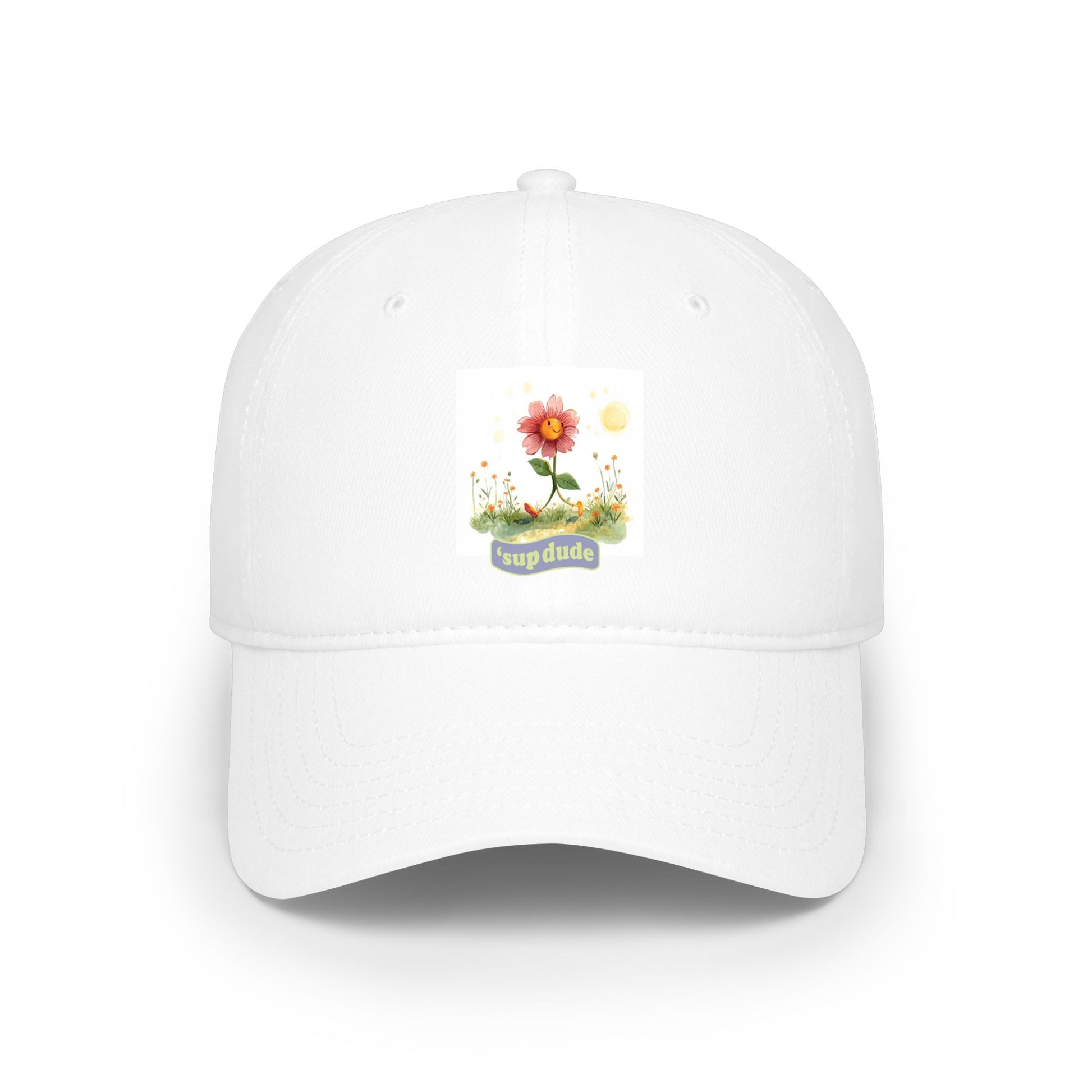 Flower Garden Baseball Cap — 'Keep Going' Inspirational Floral Hat