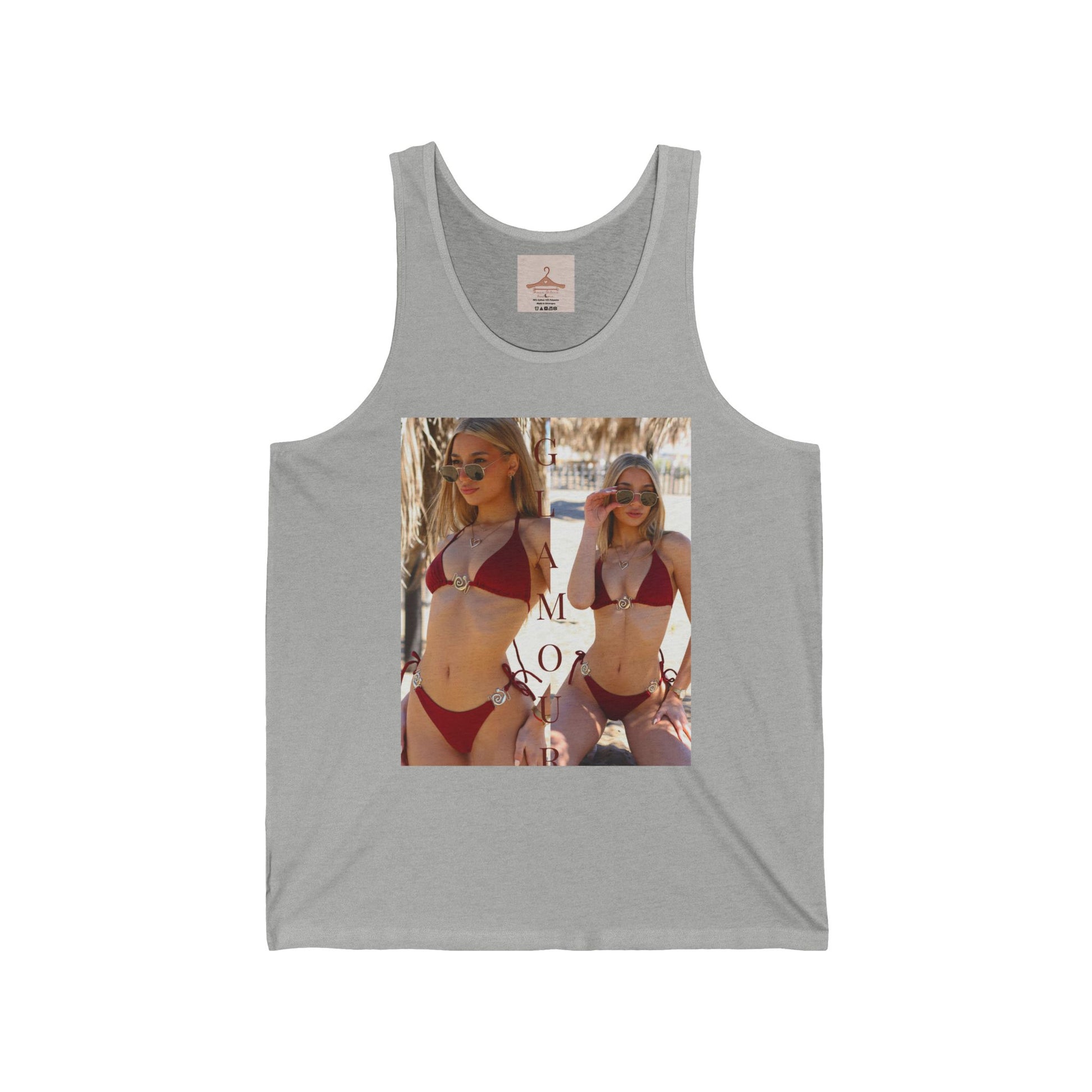 Bikini Beach Photo Tank Top — Summer Swimwear Vibes
