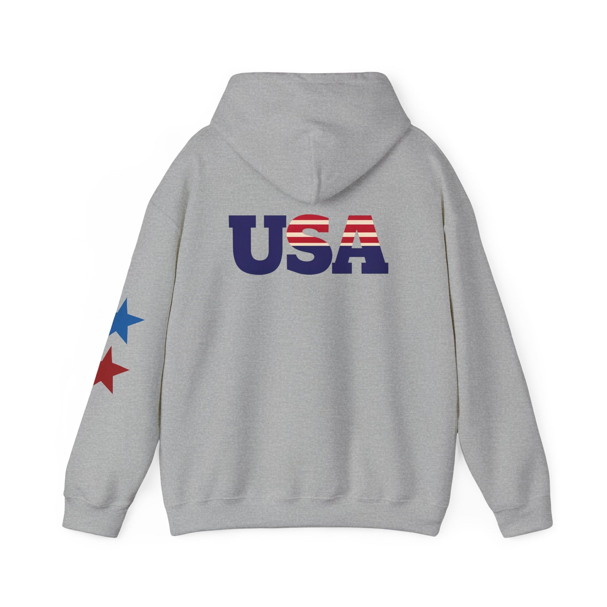 USA Flag Hoodie - Unisex Heavy Blend™ Sweatshirt