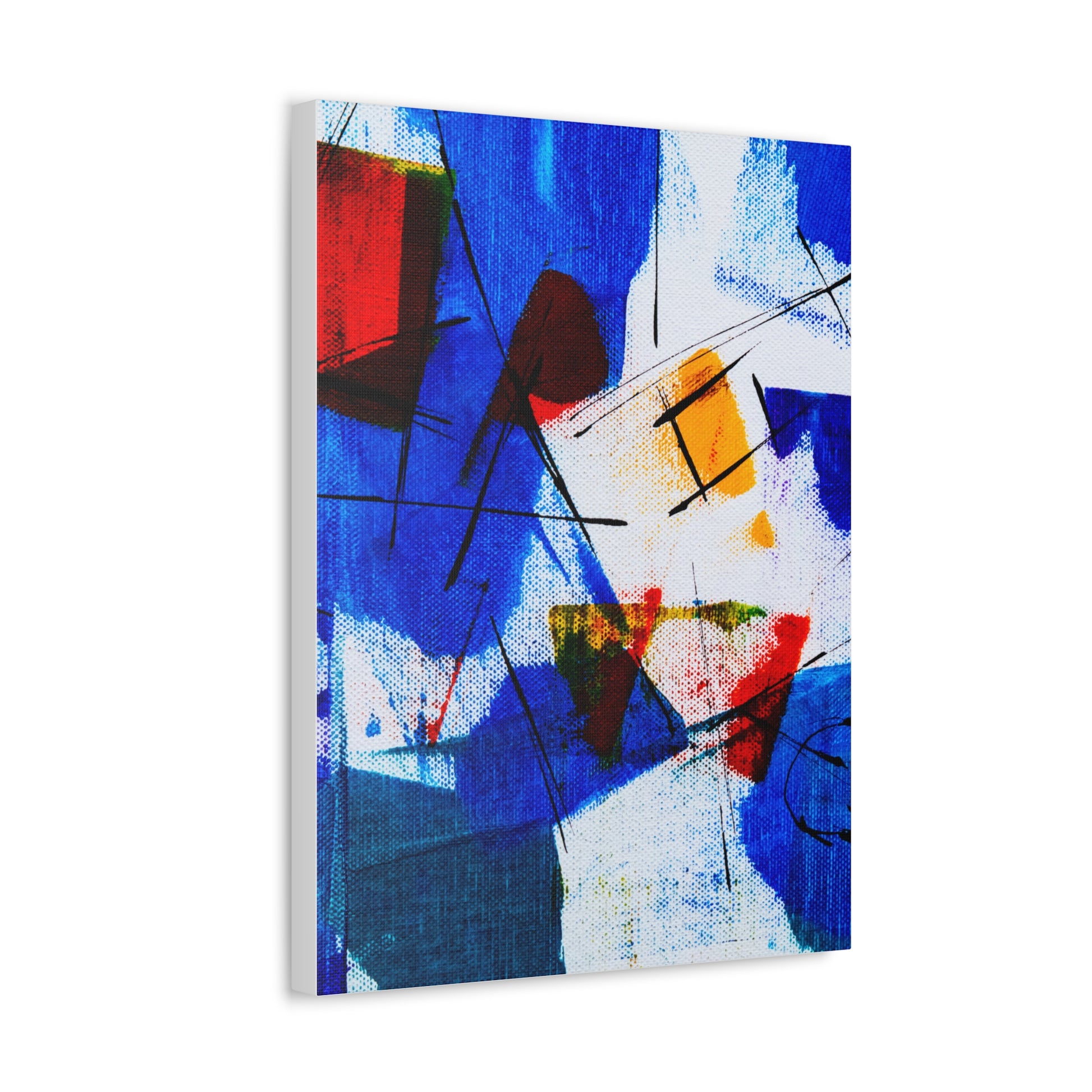 Vibrant Abstract Stretched Canvas Art