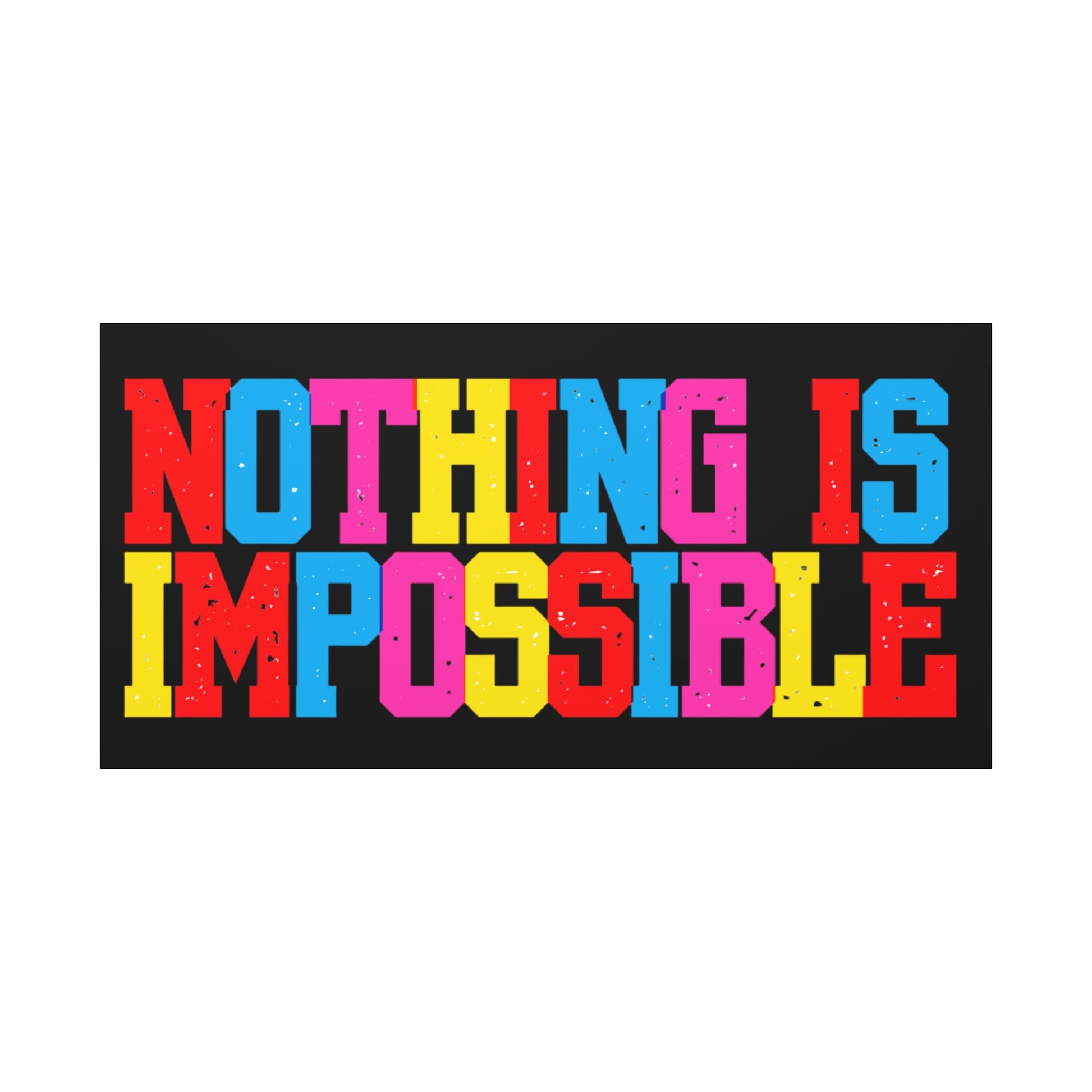 Colorful Motivational Wall Art Canvas, Inspirational Home Decor for Office