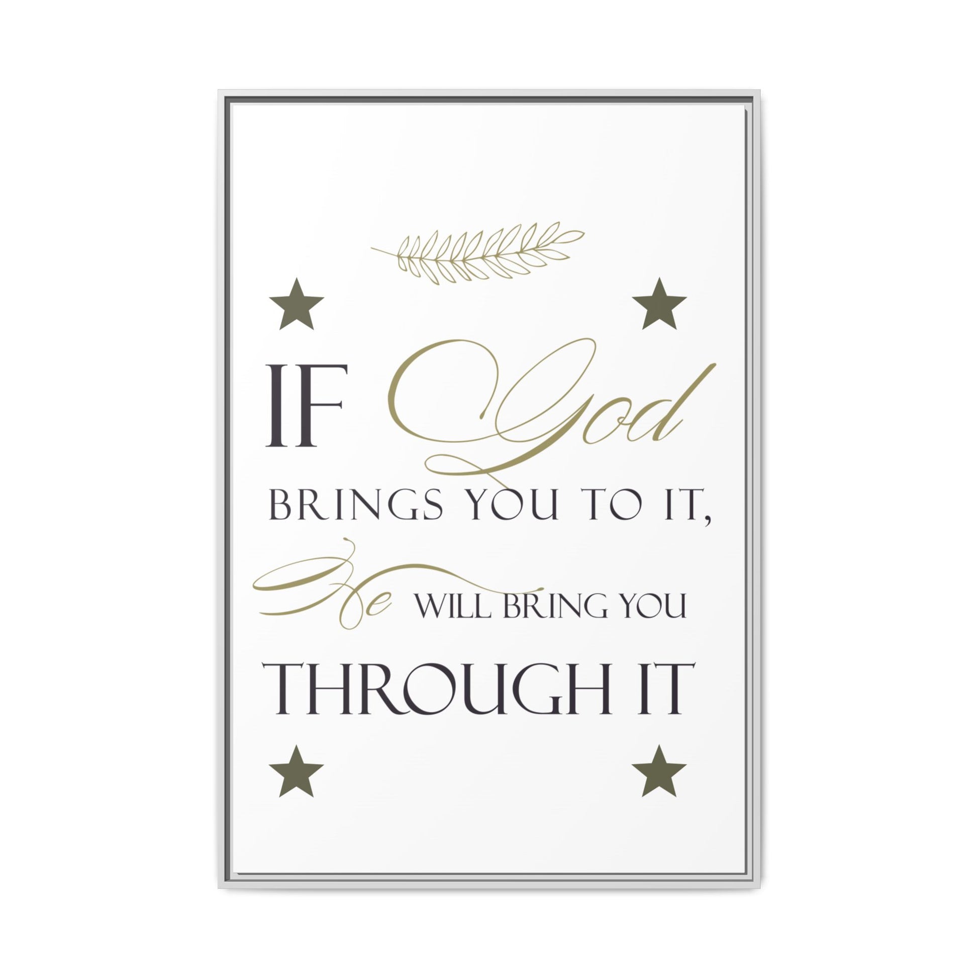 Inspirational Wall Art, Motivational Print, Home Decor, Faith-Based Gift, God Quote Poster