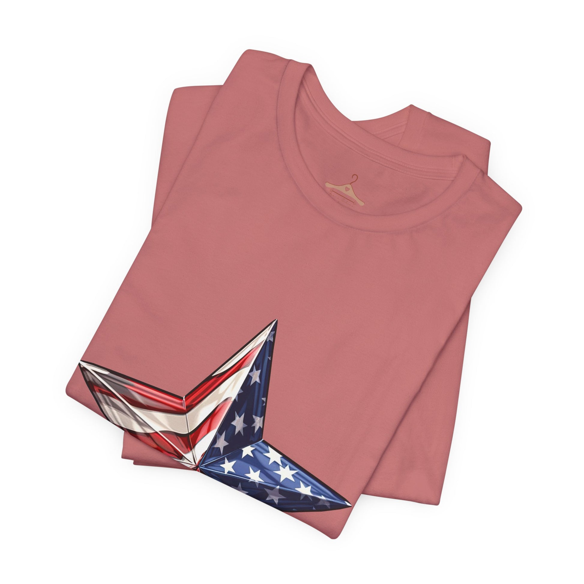 American Flag Star T-Shirt — Patriotic USA Graphic Tee