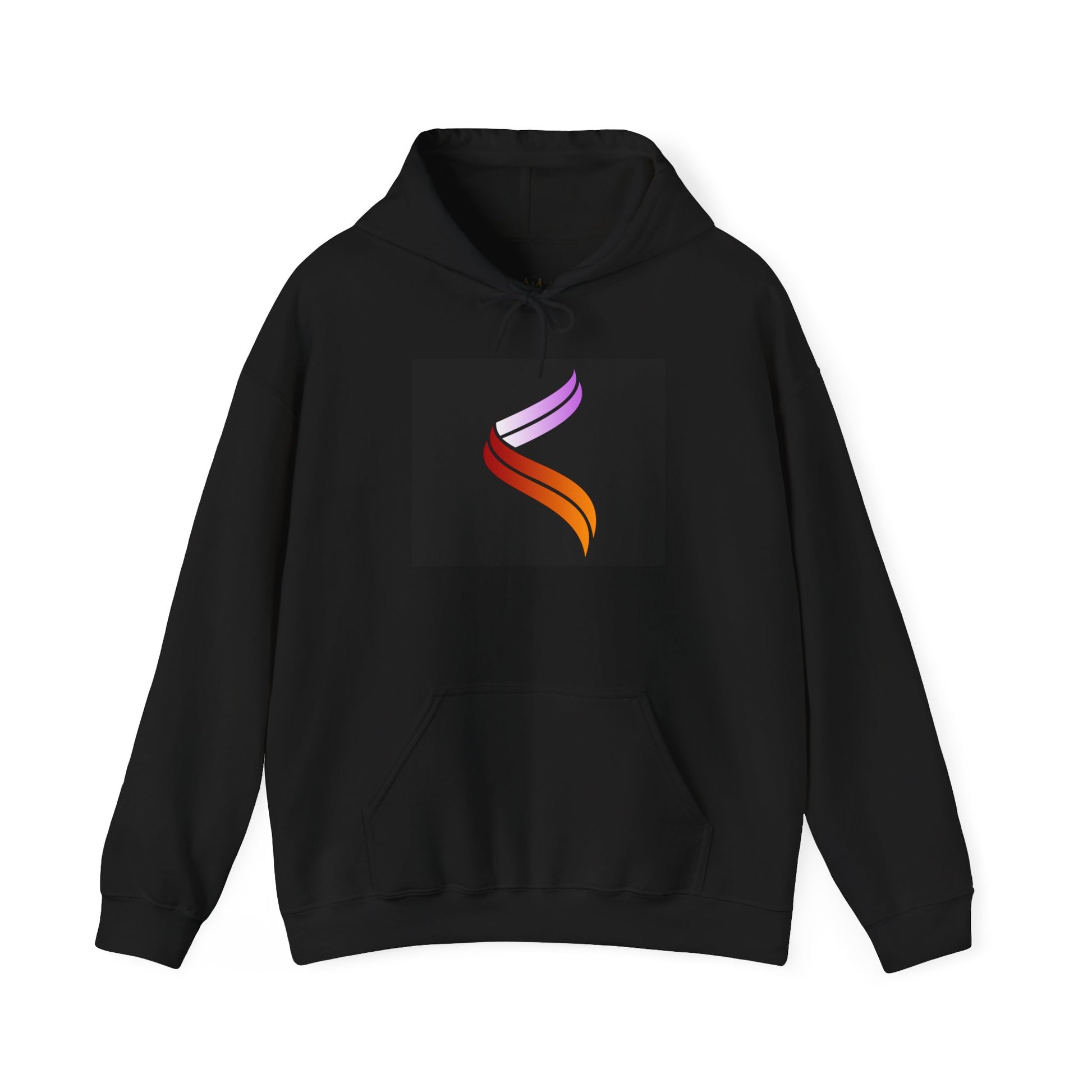 Vibrant Flow Unisex Hooded Sweatshirt | Colorful Graphic Pullover | Cozy Streetwear