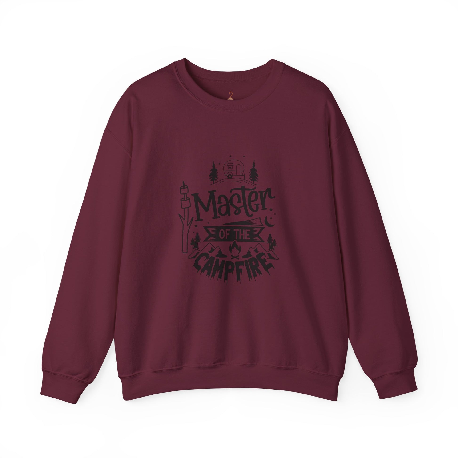 Camp Site Crewneck Sweatshirt — Outdoor Camping Graphic