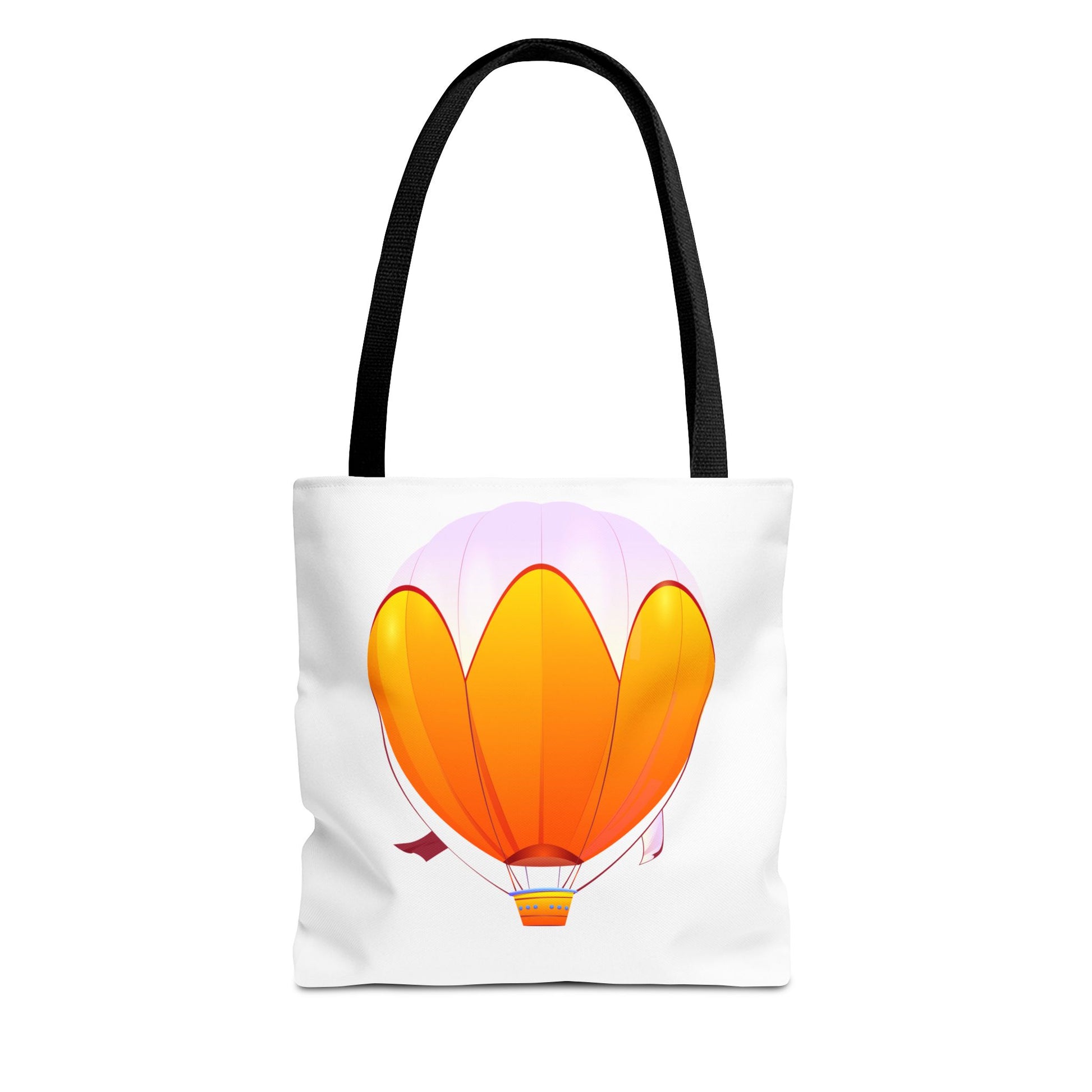 Colorful Hot Air Balloon Tote Bag | Eco-Friendly Shopping, Beach, Travel, Gift for Adventurers, Unique Summer Accessories