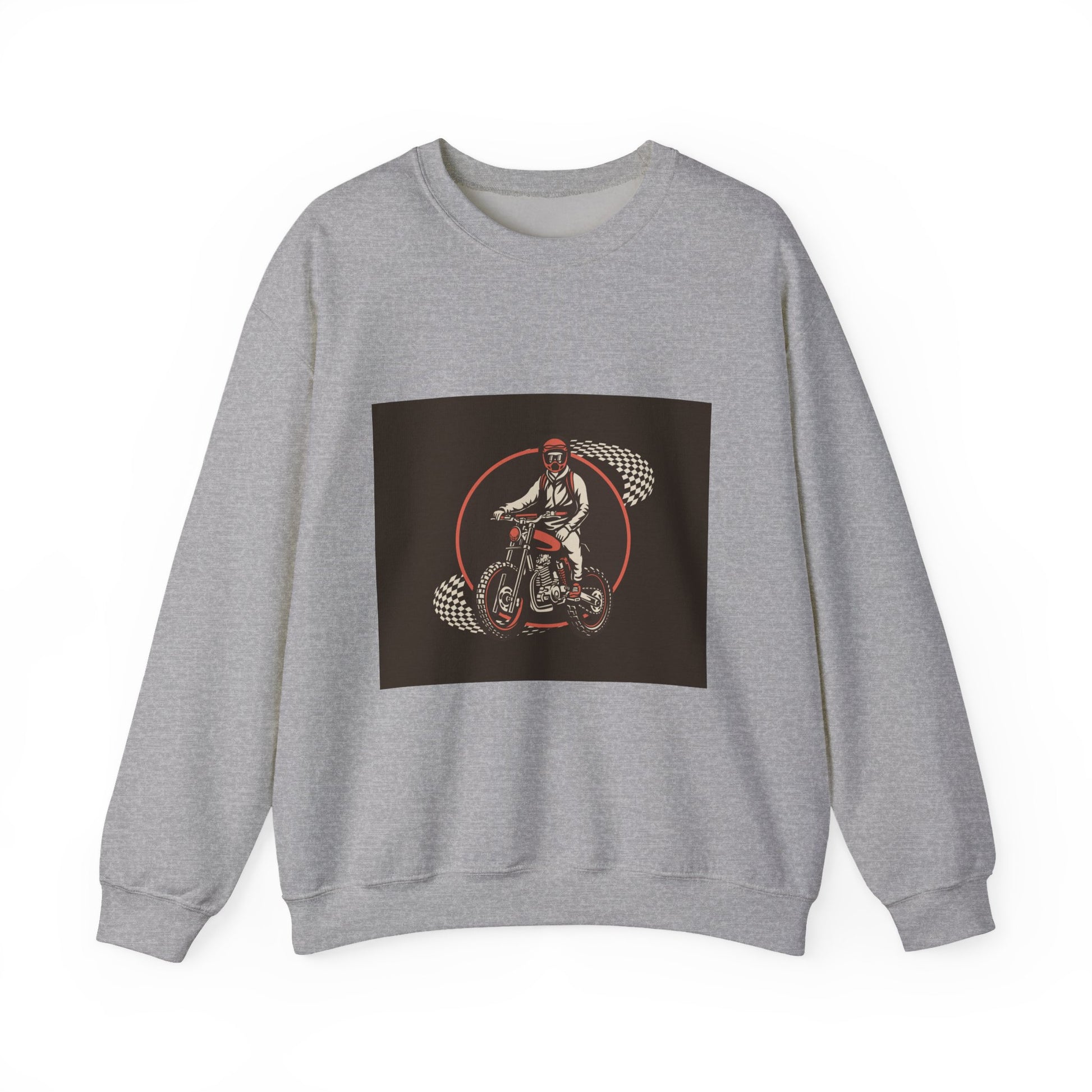Motorcycle Rider Crewneck Sweatshirt – Unisex Heavy Blend™