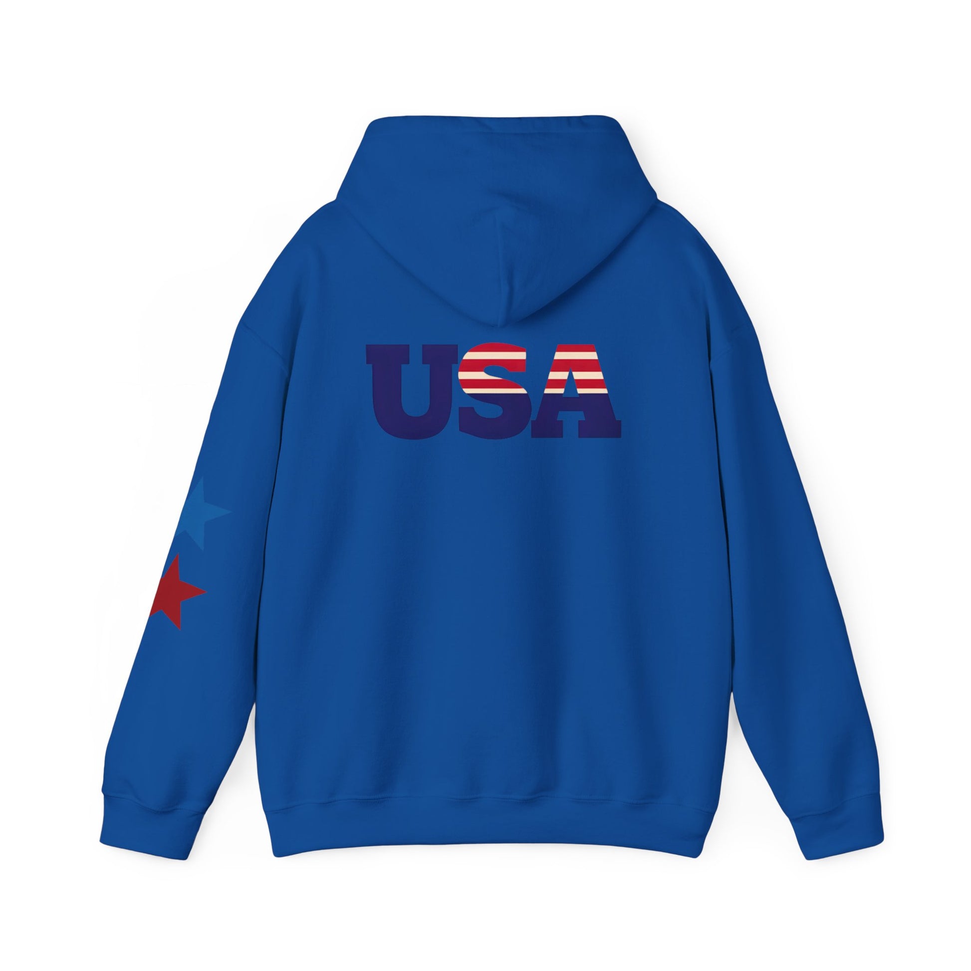 USA Flag Hoodie - Unisex Heavy Blend™ Sweatshirt