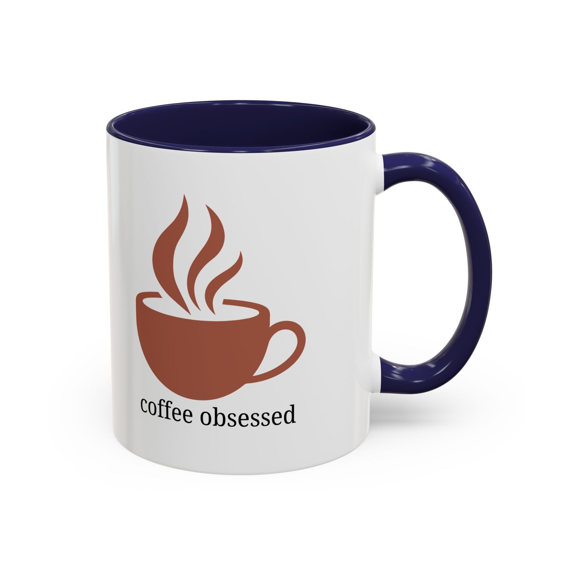 Coffee Obsessed Accent Mug