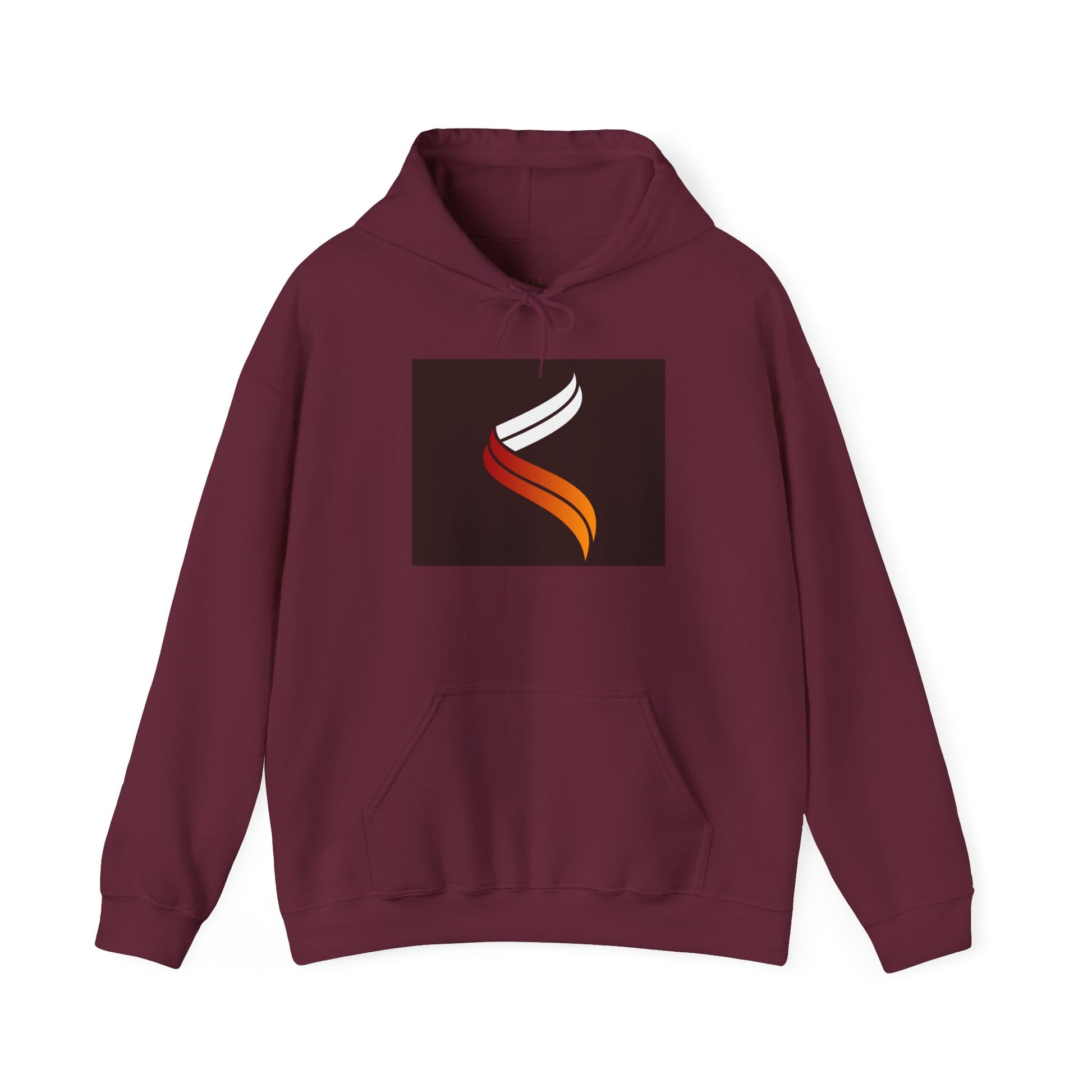 Vibrant Flow Unisex Hooded Sweatshirt | Colorful Graphic Pullover | Cozy Streetwear