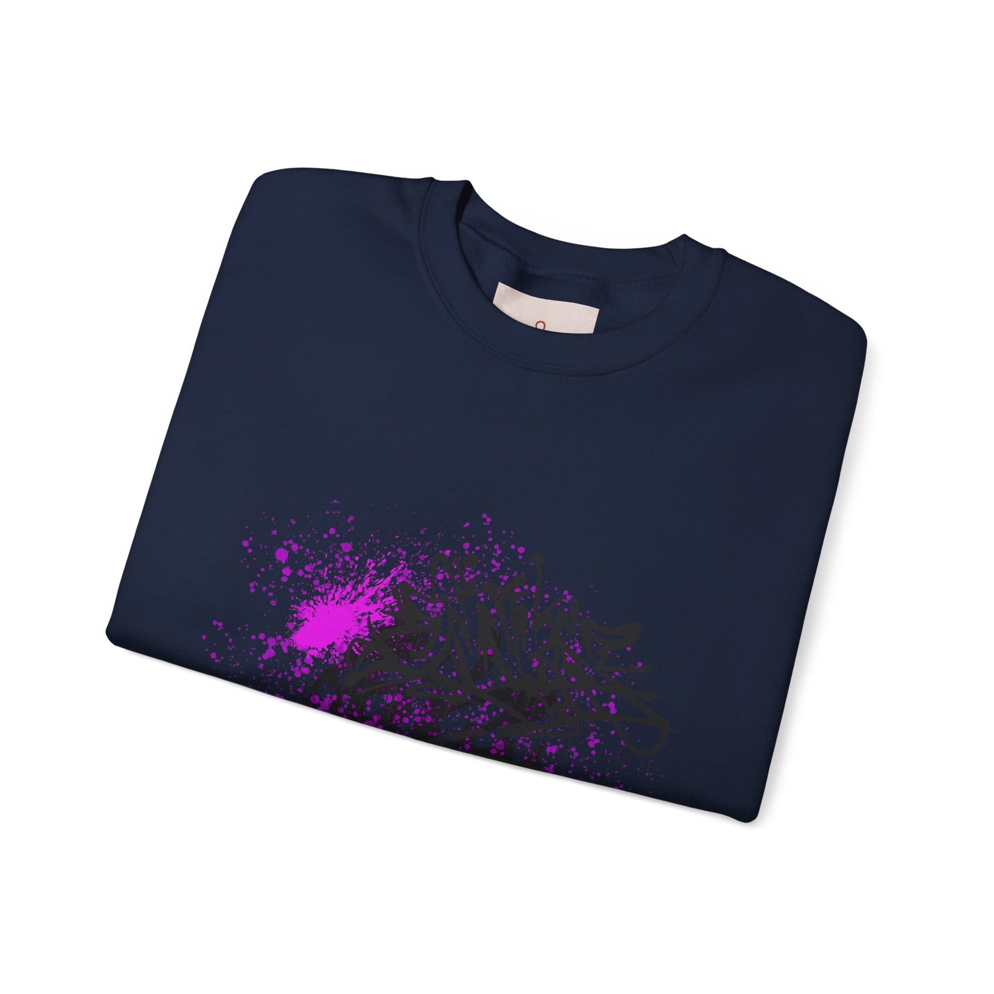 Galaxy Paint Splatter Crewneck Sweatshirt