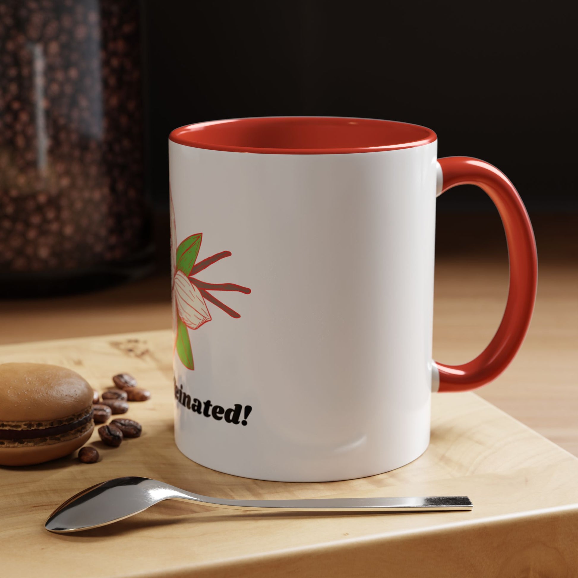 Caffeinated Floral Coffee Mug: Perfect Gift for Coffee Lovers