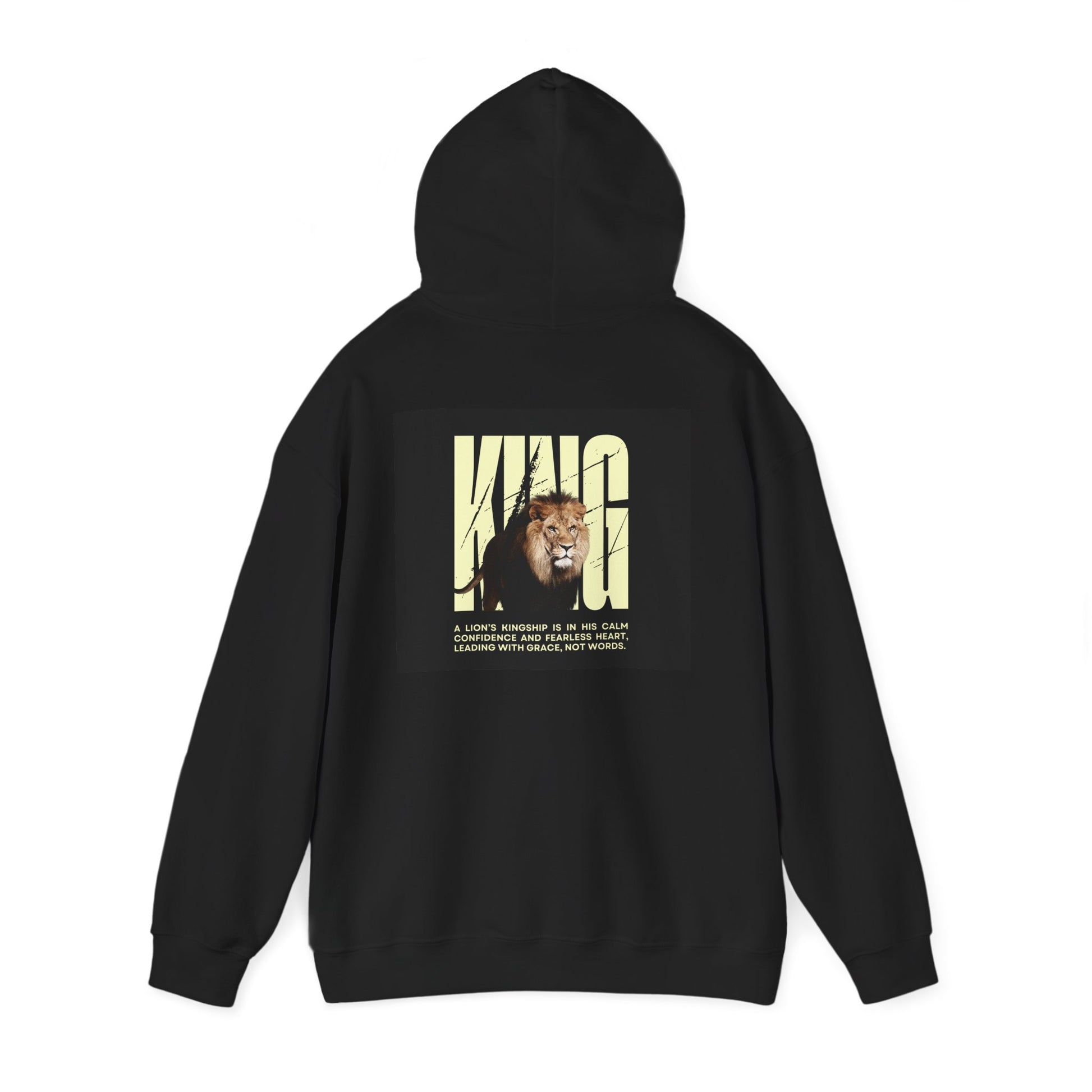 Bold King Hoodie for Empowerment Enthusiasts