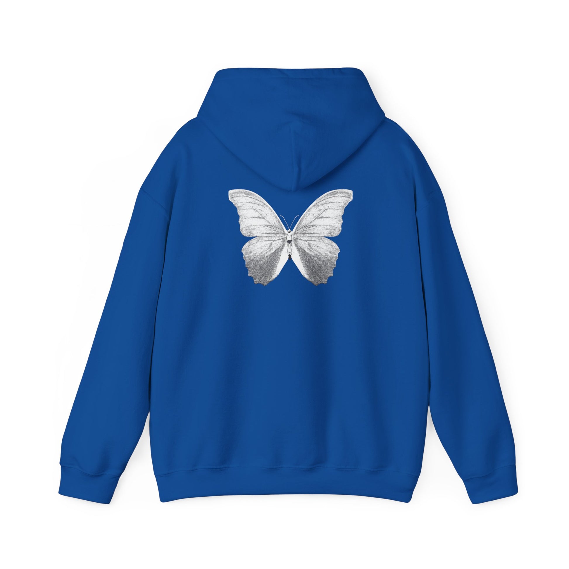 Butterfly Graphic Hoodie - Cozy Unisex Heavy Blend Sweatshirt for Nature Lovers