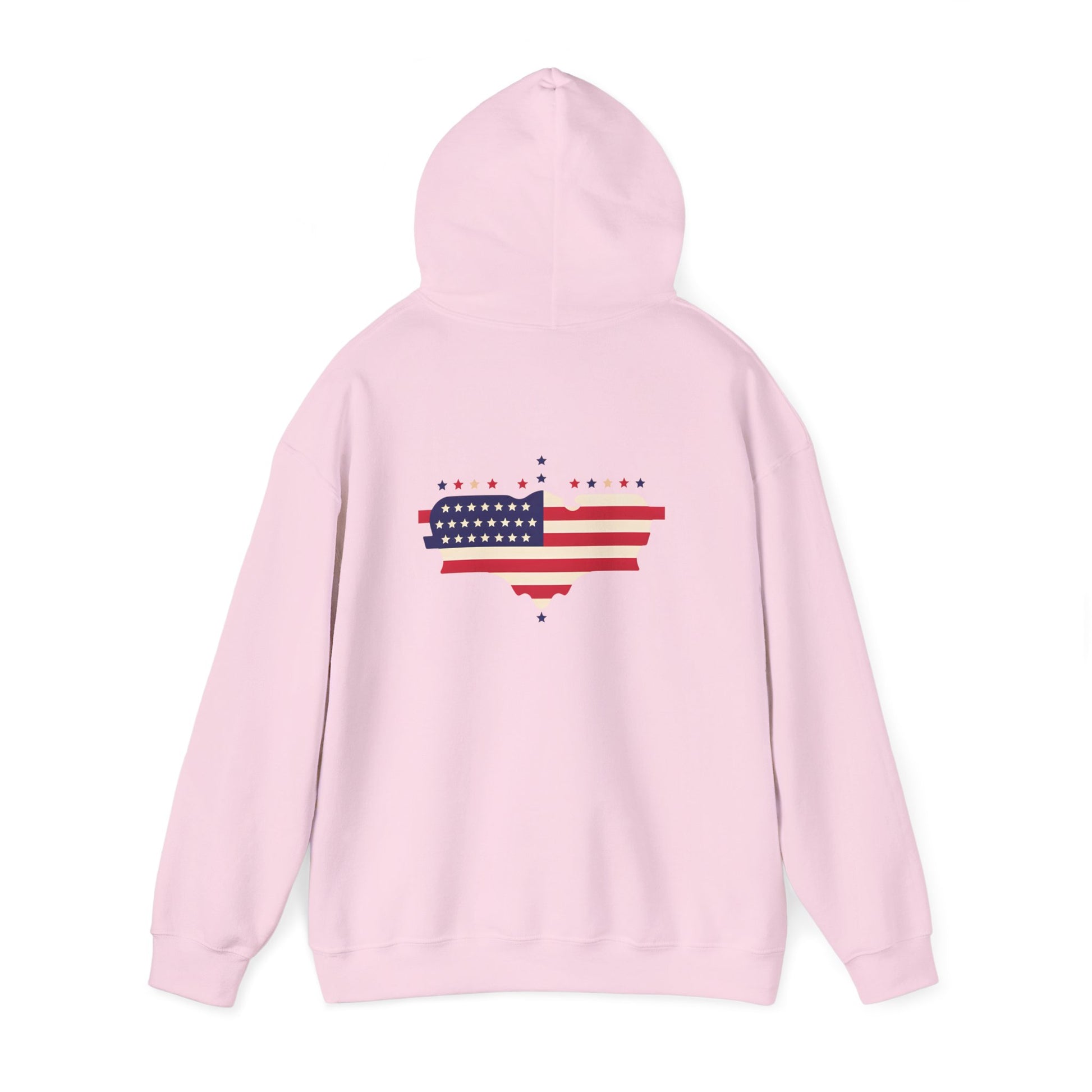 Patriotic Heart Hooded Sweatshirt