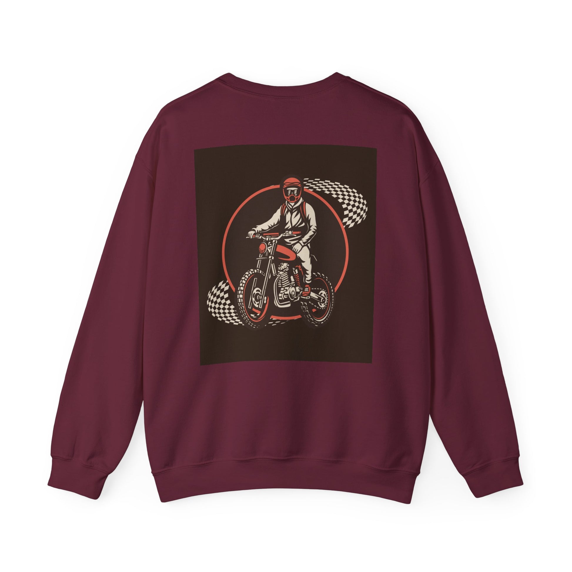 Motorcycle Rider Crewneck Sweatshirt – Unisex Heavy Blend™
