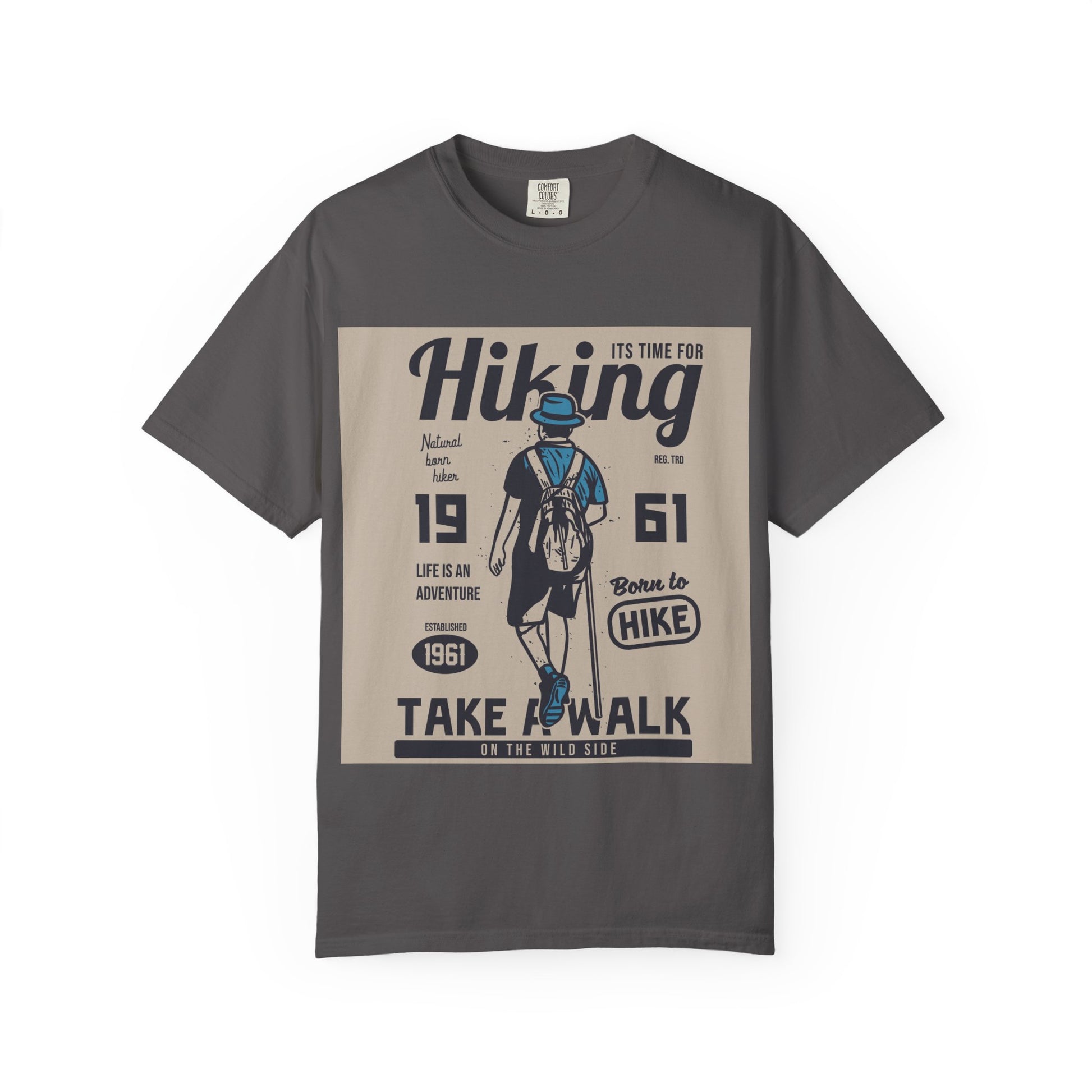 Adventure Awaits Hiking T-shirt, Unisex Outdoor Tee, Gift for Hikers