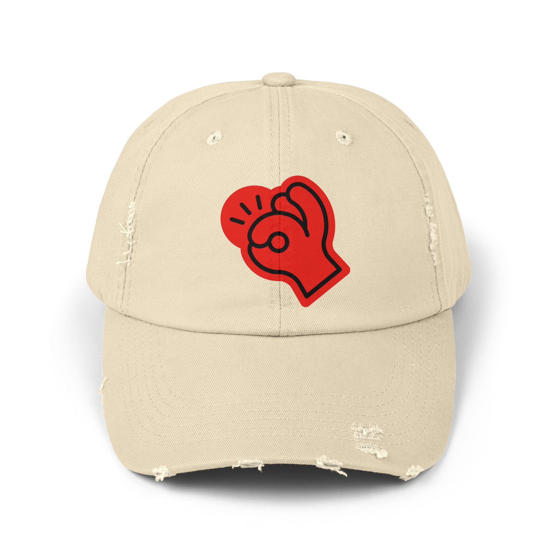 Bold Statement Unisex Distressed Cap, Fashion Accessories, Streetwear Hat, Summer Gift, Trendy Caps