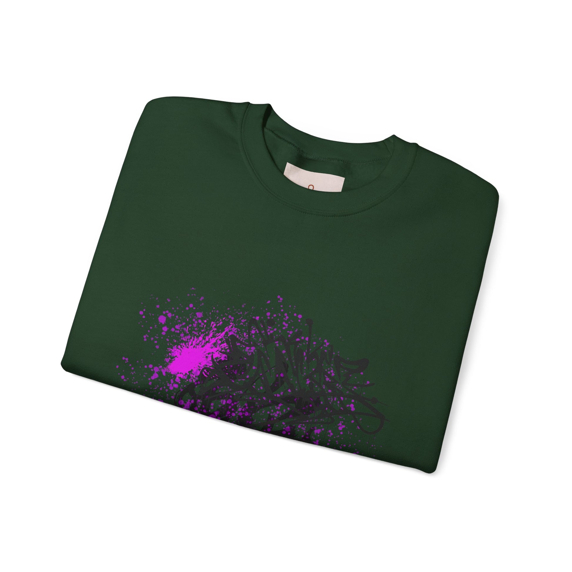 Galaxy Paint Splatter Crewneck Sweatshirt