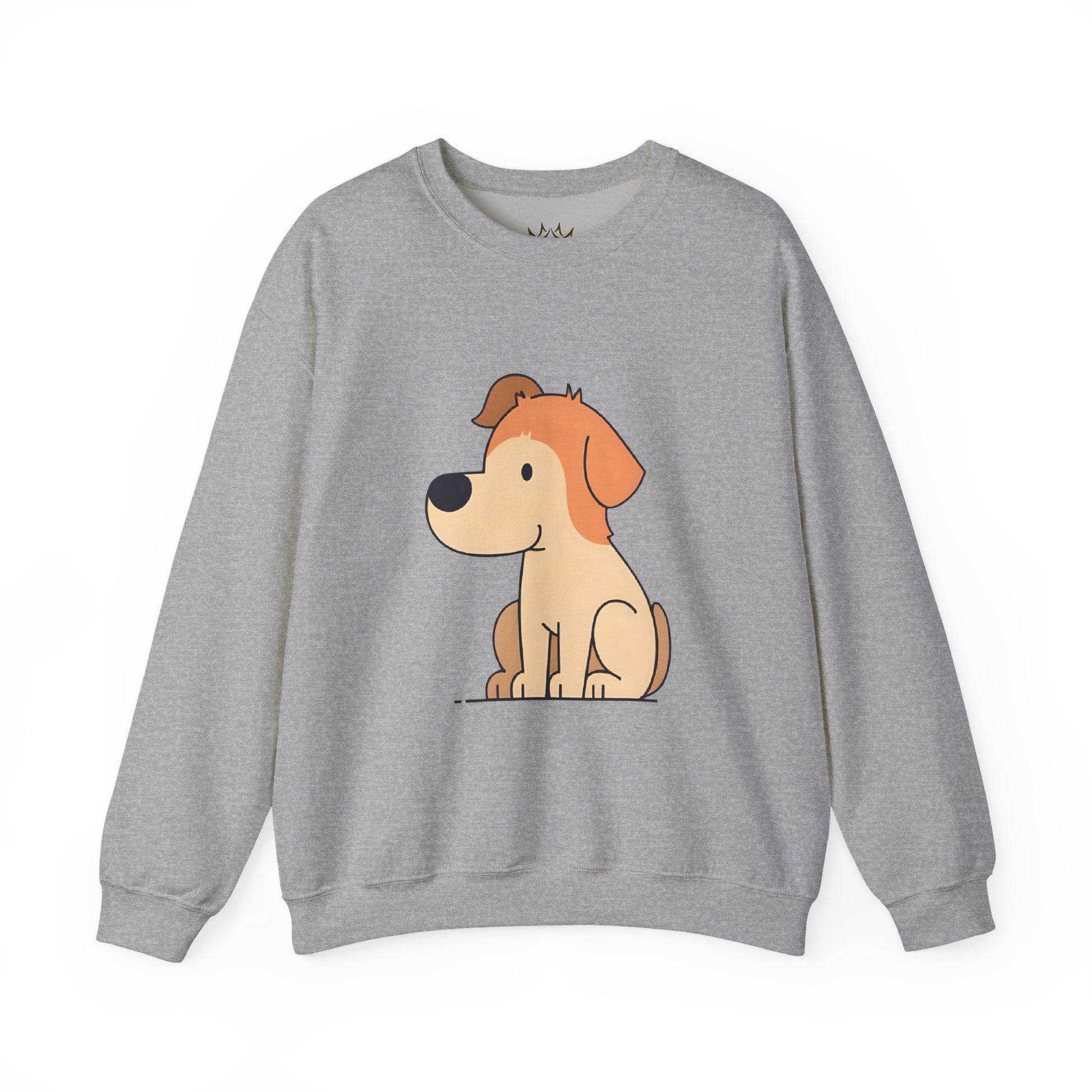Cute Dog Graphic Crewneck Sweatshirt, Cozy Sweatshirt, Dog Lover Gift