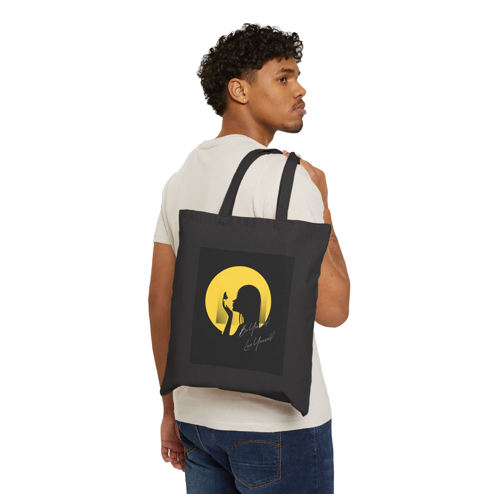 Chic Cotton Canvas Tote Bag - Stylish Eco-Friendly Shopper, Perfect for Everyday Use