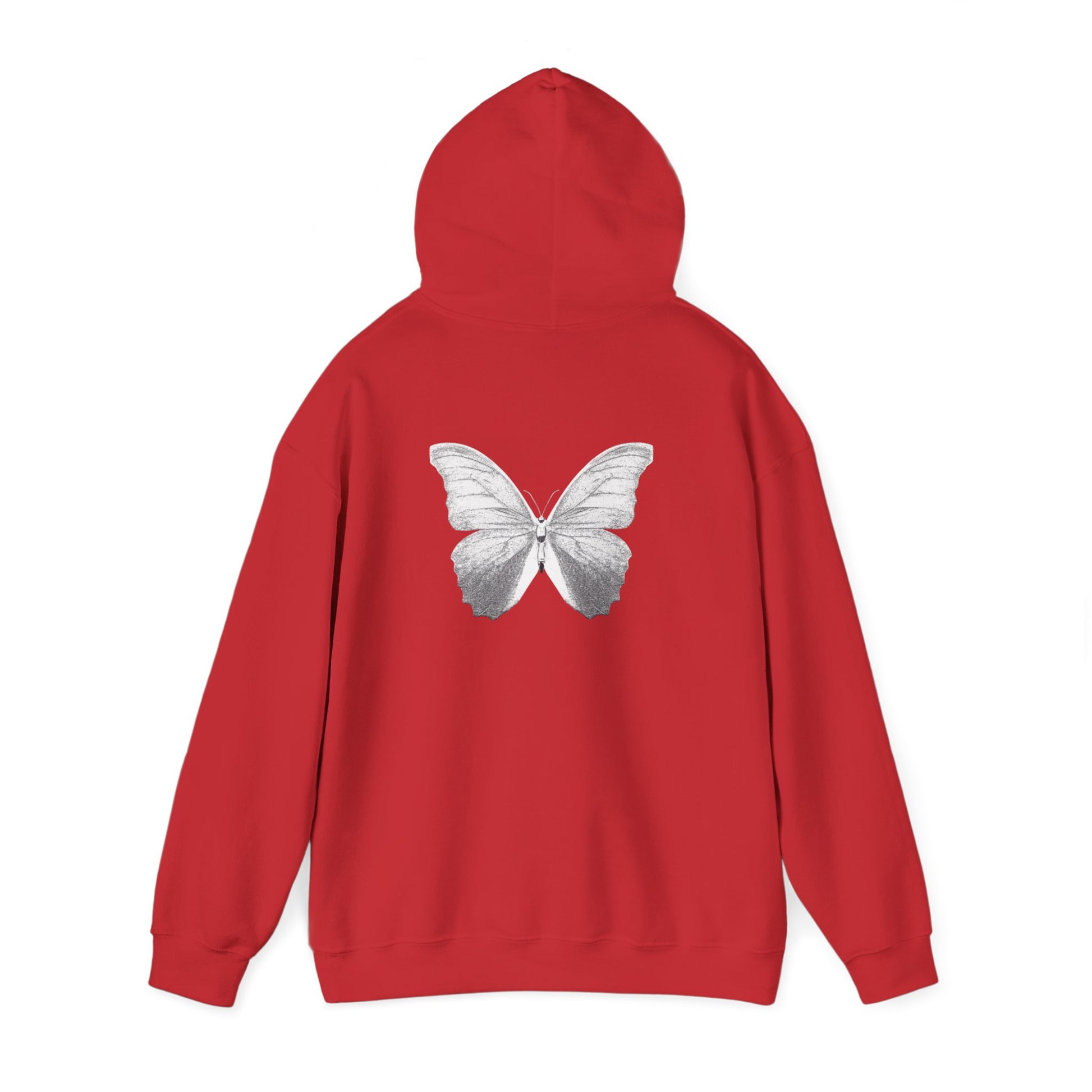 Butterfly Graphic Hoodie - Cozy Unisex Heavy Blend Sweatshirt for Nature Lovers