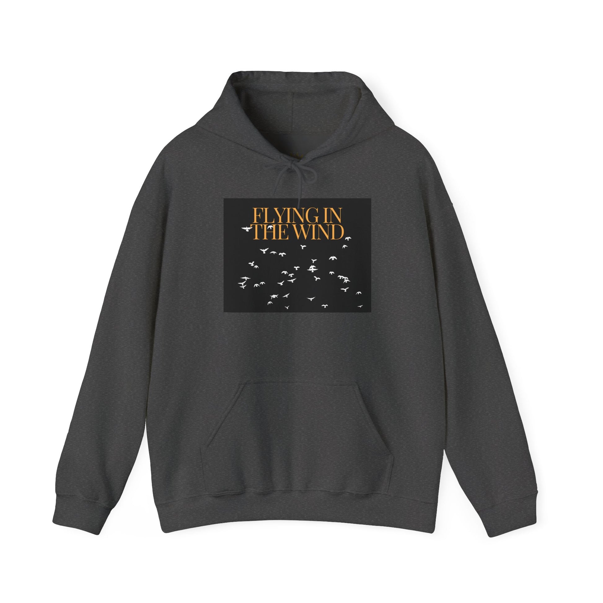 Hooded Sweatshirt - Flying in the Wind, Cozy Unisex Sweatshirt