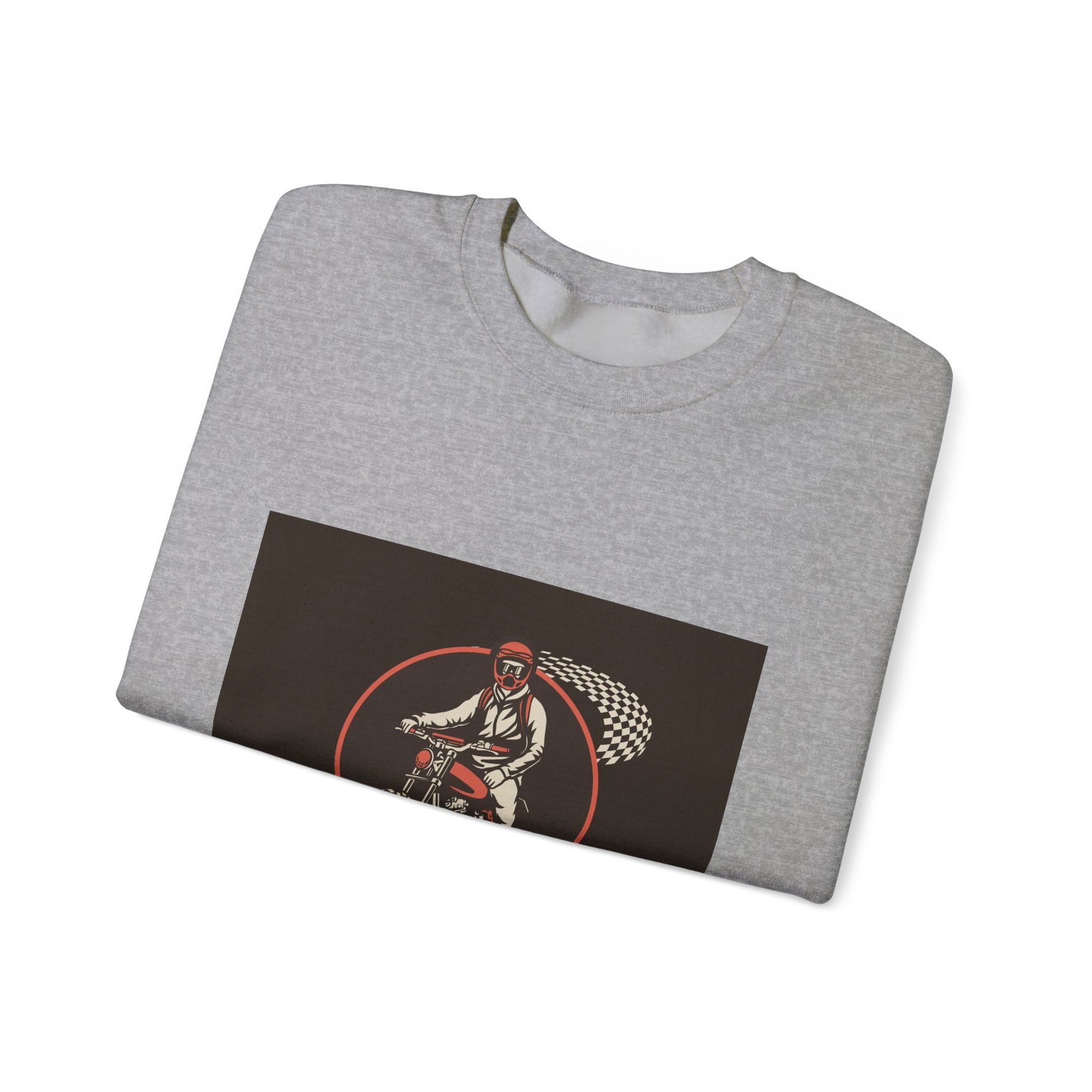 Motorcycle Rider Crewneck Sweatshirt – Unisex Heavy Blend™