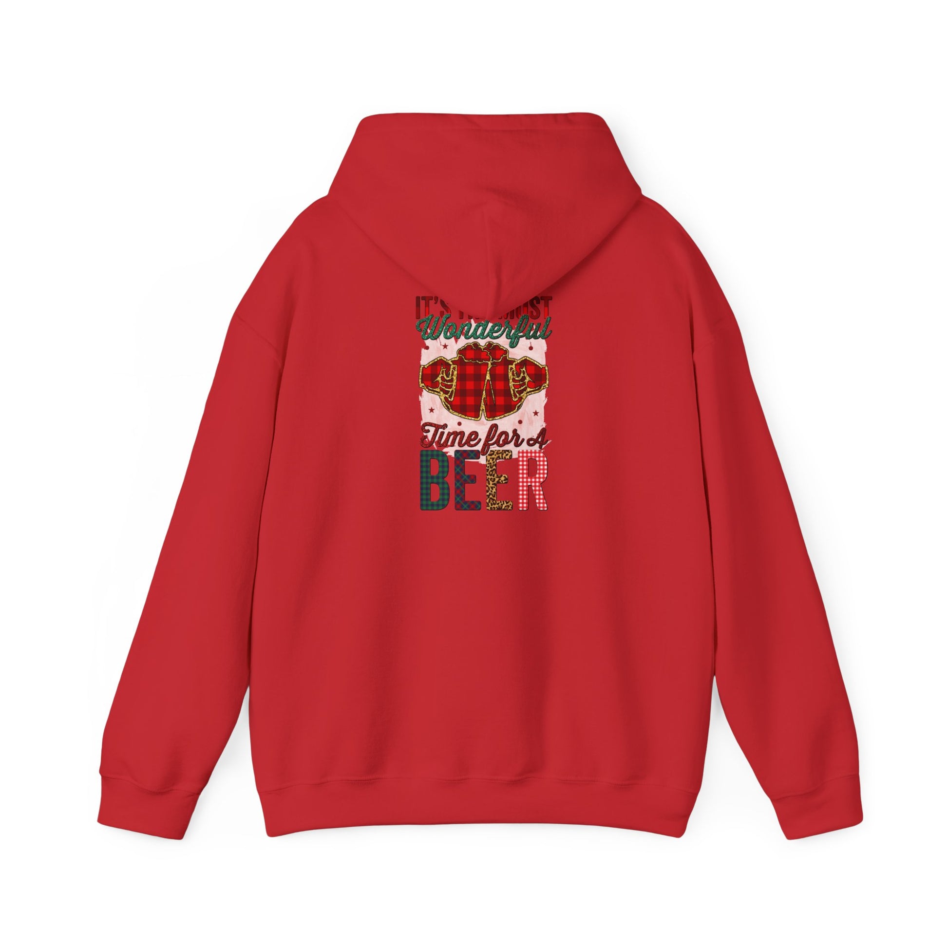 Holiday Inspirational Hoodie: 'Be Good, It's Time for Beer'