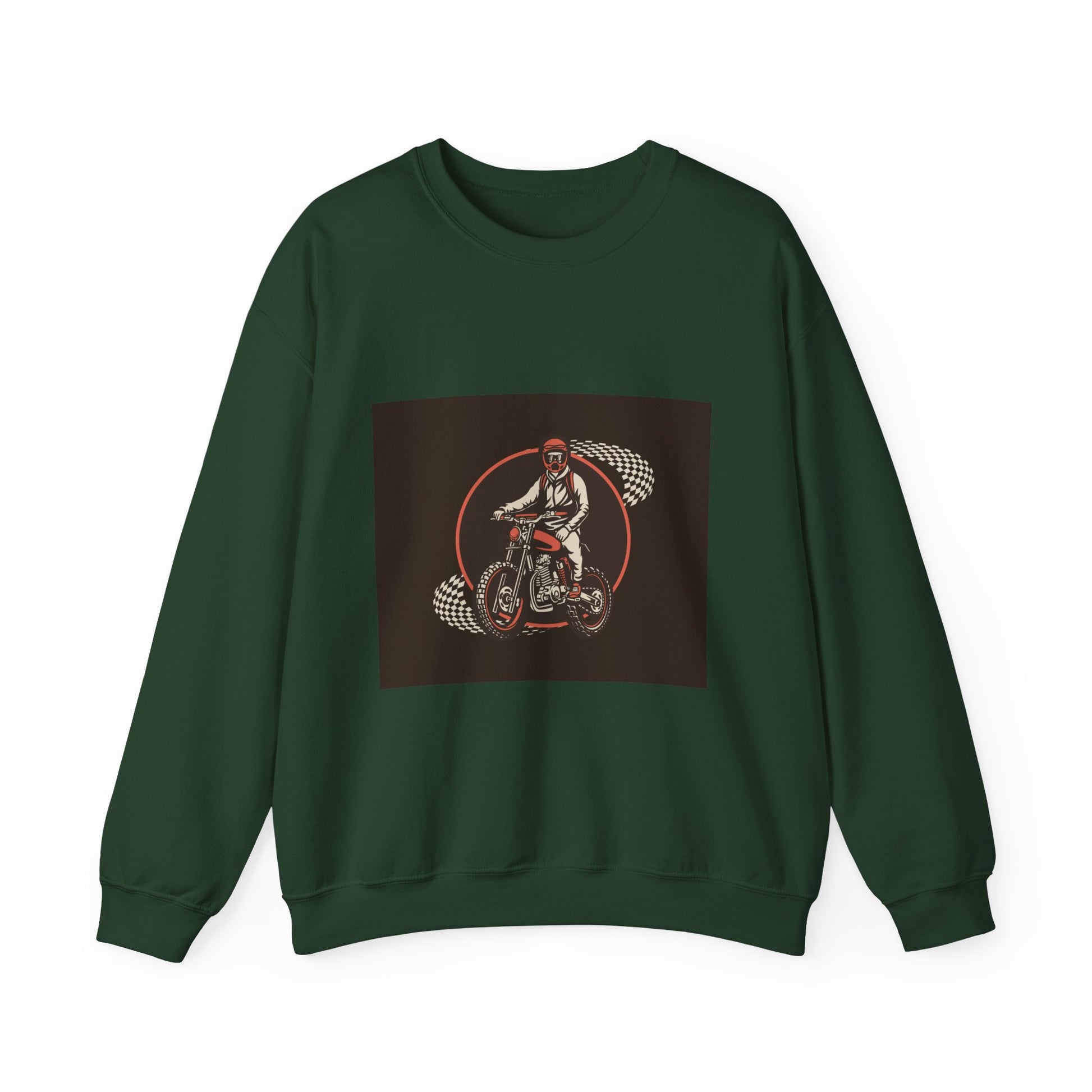 Motorcycle Rider Crewneck Sweatshirt – Unisex Heavy Blend™